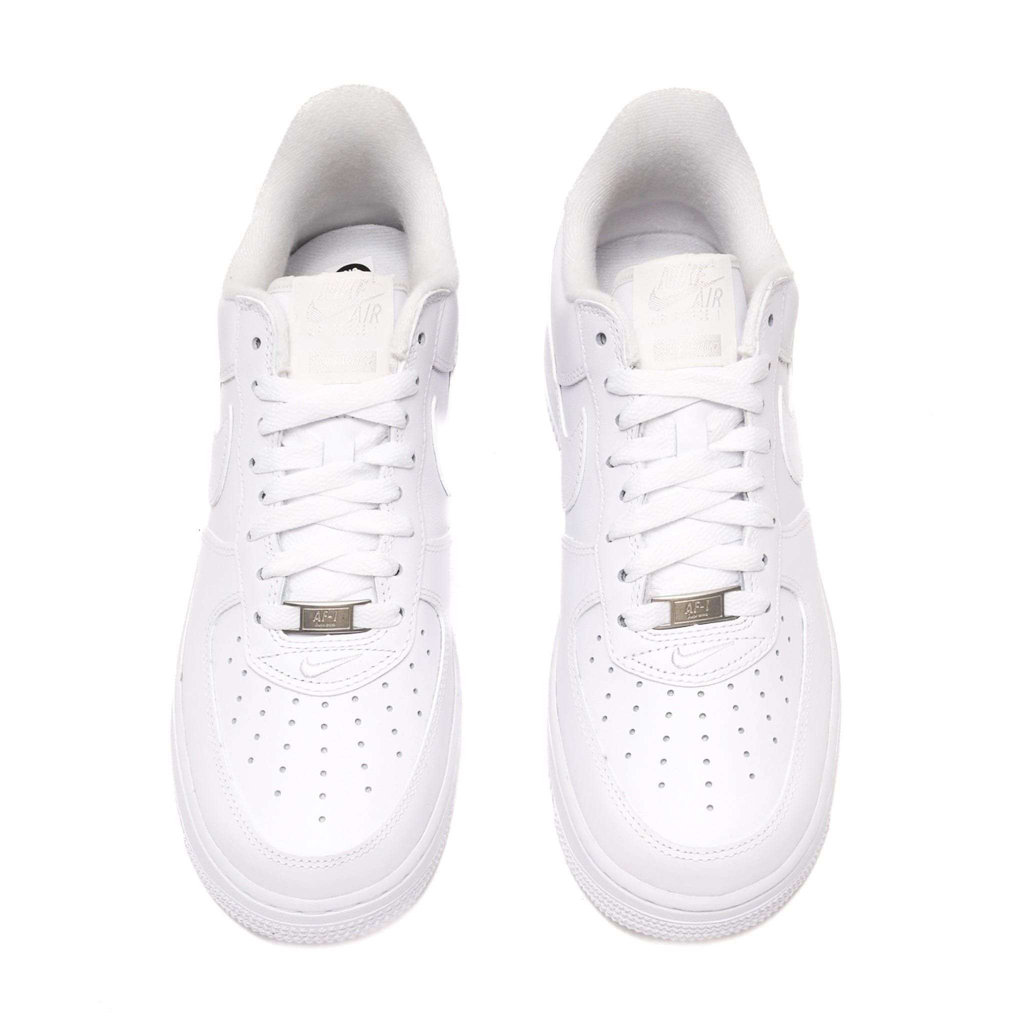 Nike Air Force 1 Low Supreme White Size US 8.5 / EU 41-42 - 5 Thumbnail