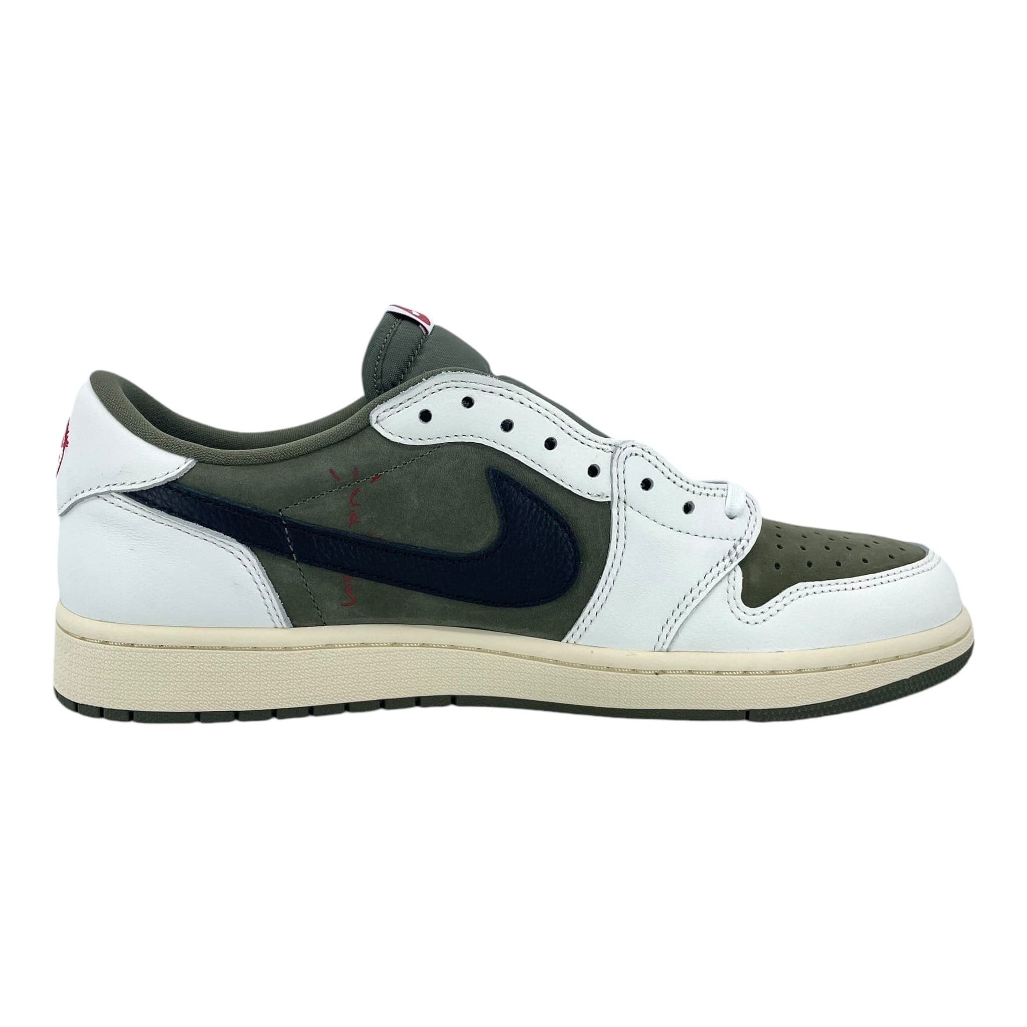Nike Jordan 1 Retro Low OG SP Travis Scott Medium Olive Size US 12 / EU 45 - 4 Thumbnail