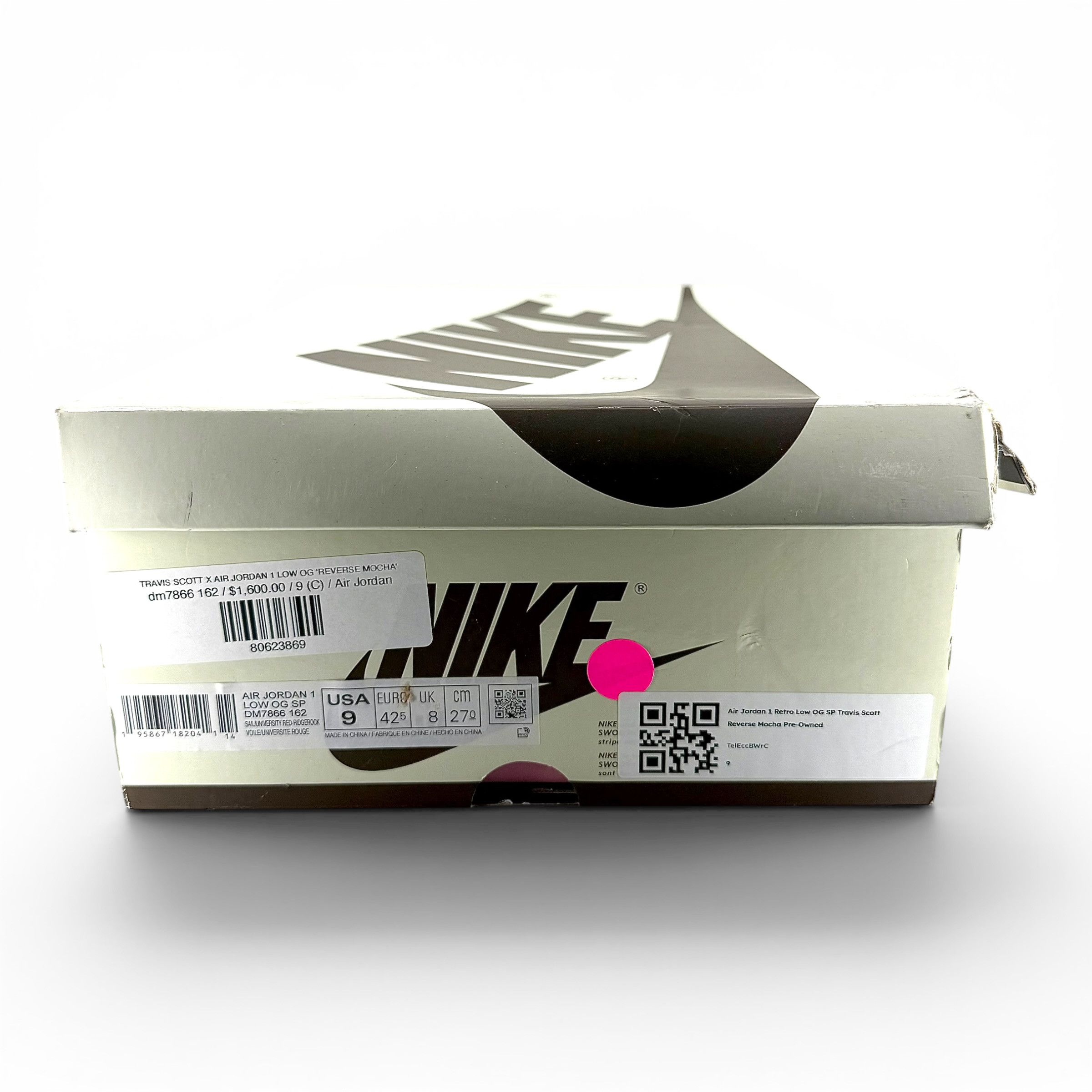 Nike 1 Retro Low OG SP Travis Scott Reverse Mocha Size US 9 / EU 42 - 8 Thumbnail