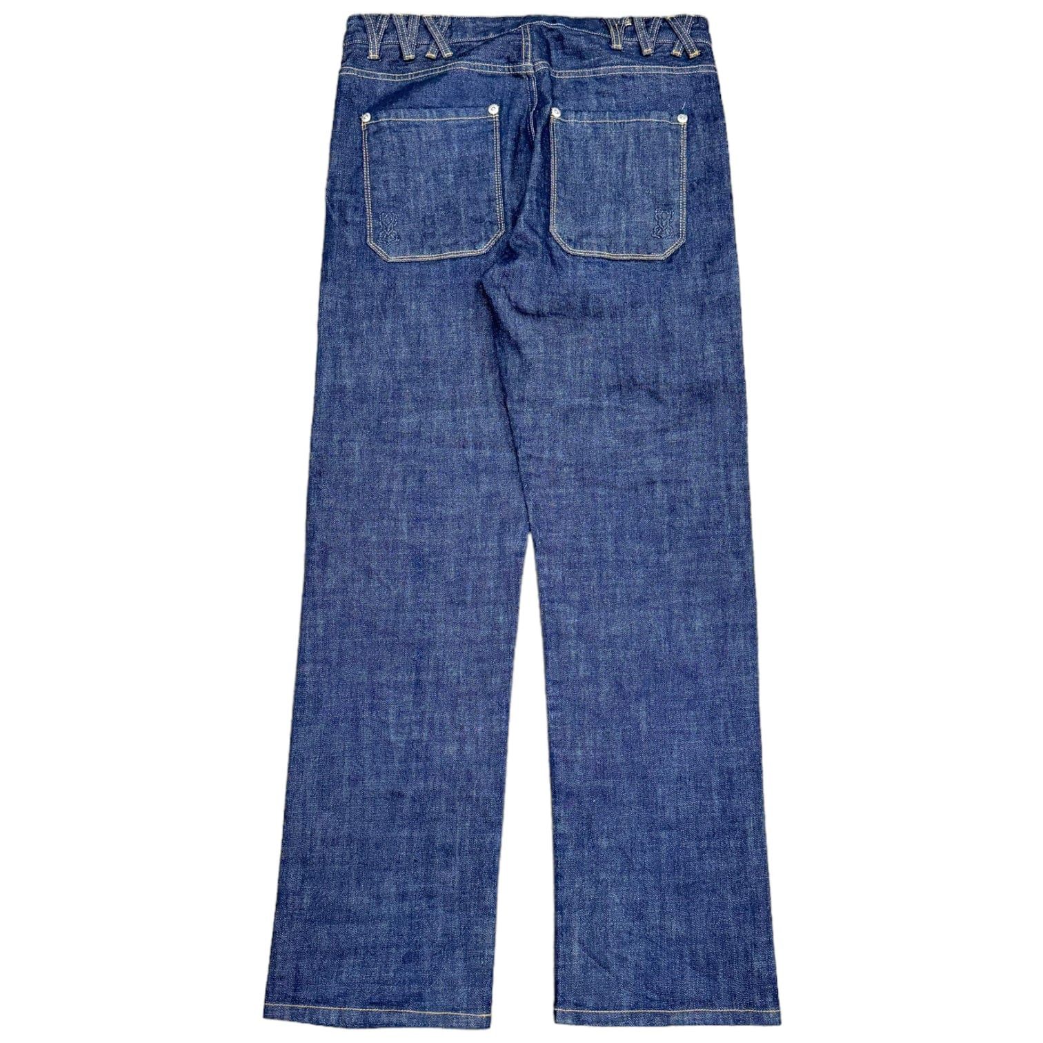 YVX YVX Raw Denim Jeans Blue Size US 34 / EU 50 - 2 Thumbnail