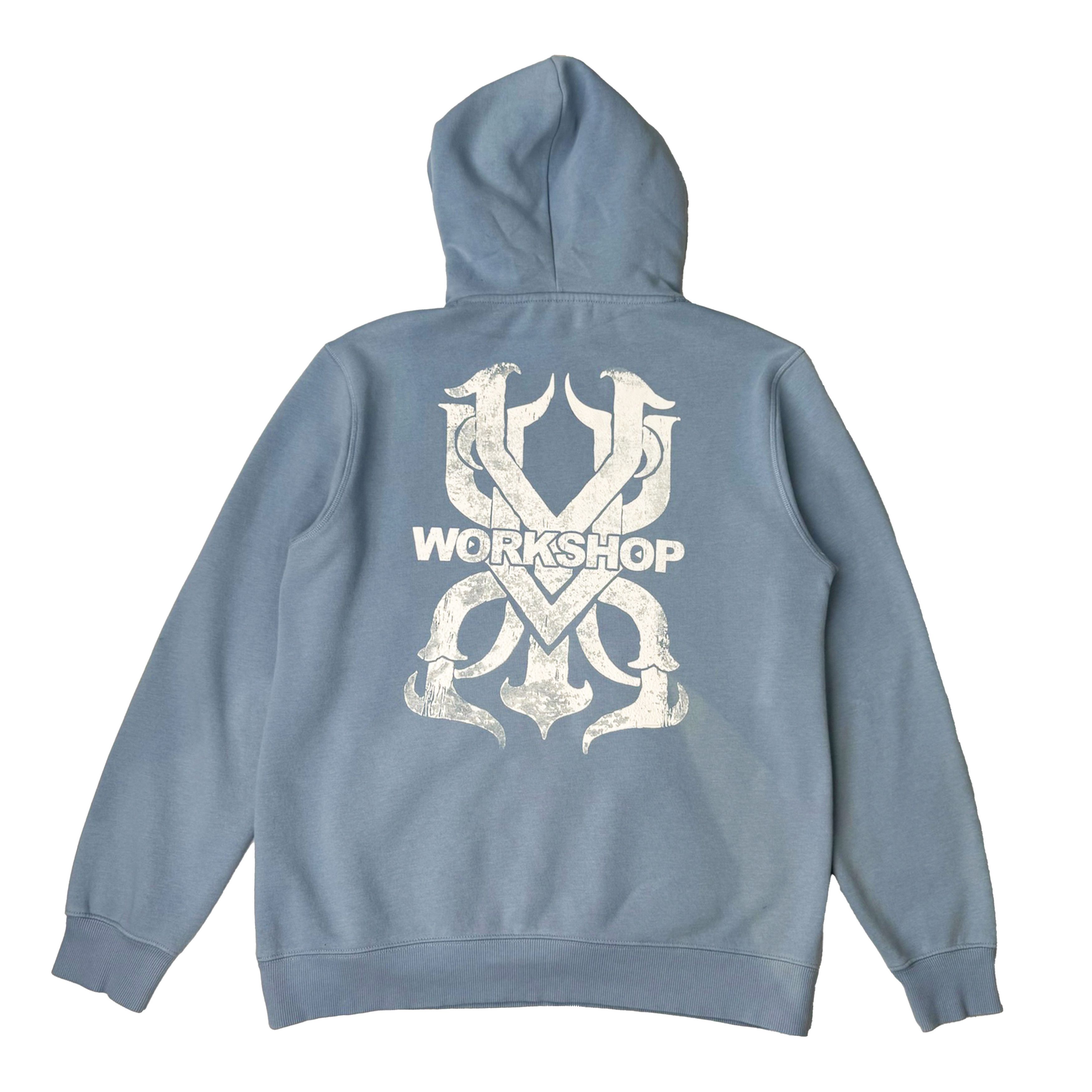 YVX YVX Workshop Hooded Sweatshirt Powder Blue Size US M / EU 48-50 / 2 - 2 Thumbnail