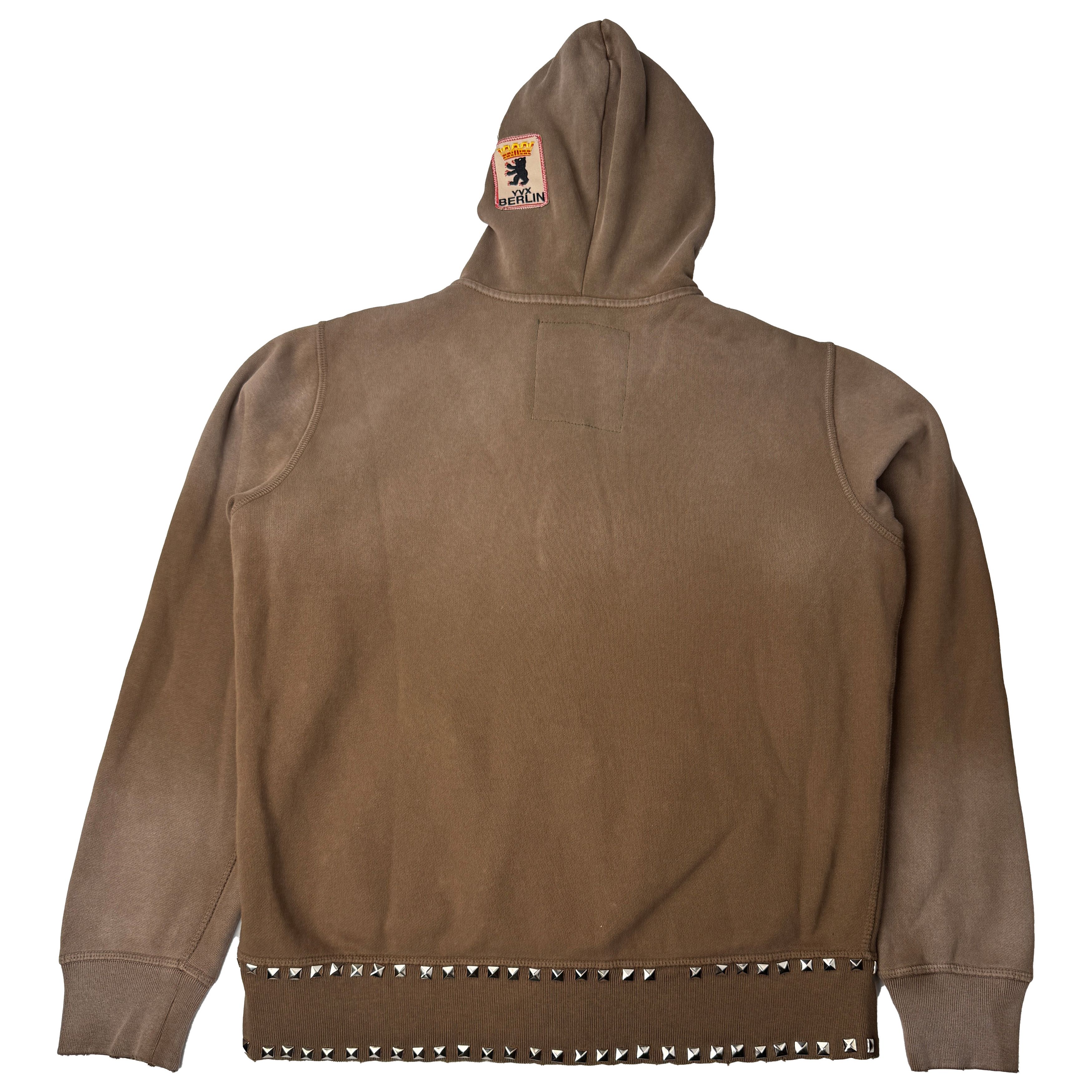 YVX YVX Workshop Monogram Hooded Sweatshirt Brown Size US S / EU 44-46 / 1 - 2 Thumbnail