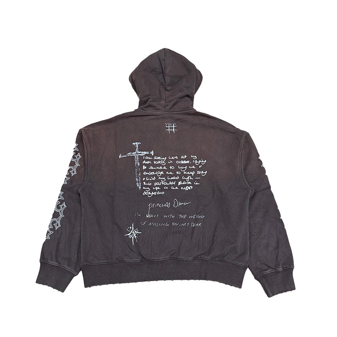 YVX YVX Princess Diana Hooded Sweatshirt Brown Size US XXL / EU 58 / 5 - 2 Thumbnail