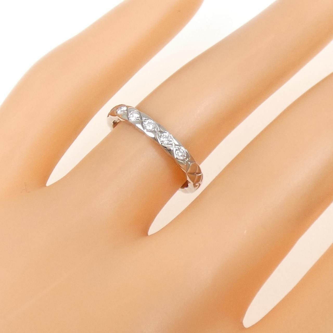 Chanel Chanel Chanel Coco Crush Pt950 Diamond Ring Size 49 Precious Metal Ring J11355 DUTY FREE for USA Size ONE SIZE - 5 Thumbnail