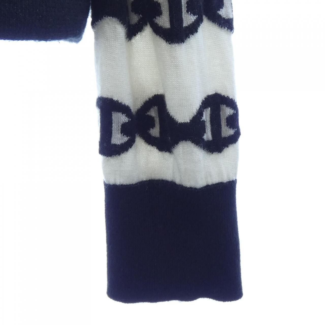 Hermes Hermes Hermes Chaine d’Ancre Silk Cashmere Knit Textile Tops DUTY FREE for USA Size ONE SIZE - 6 Thumbnail