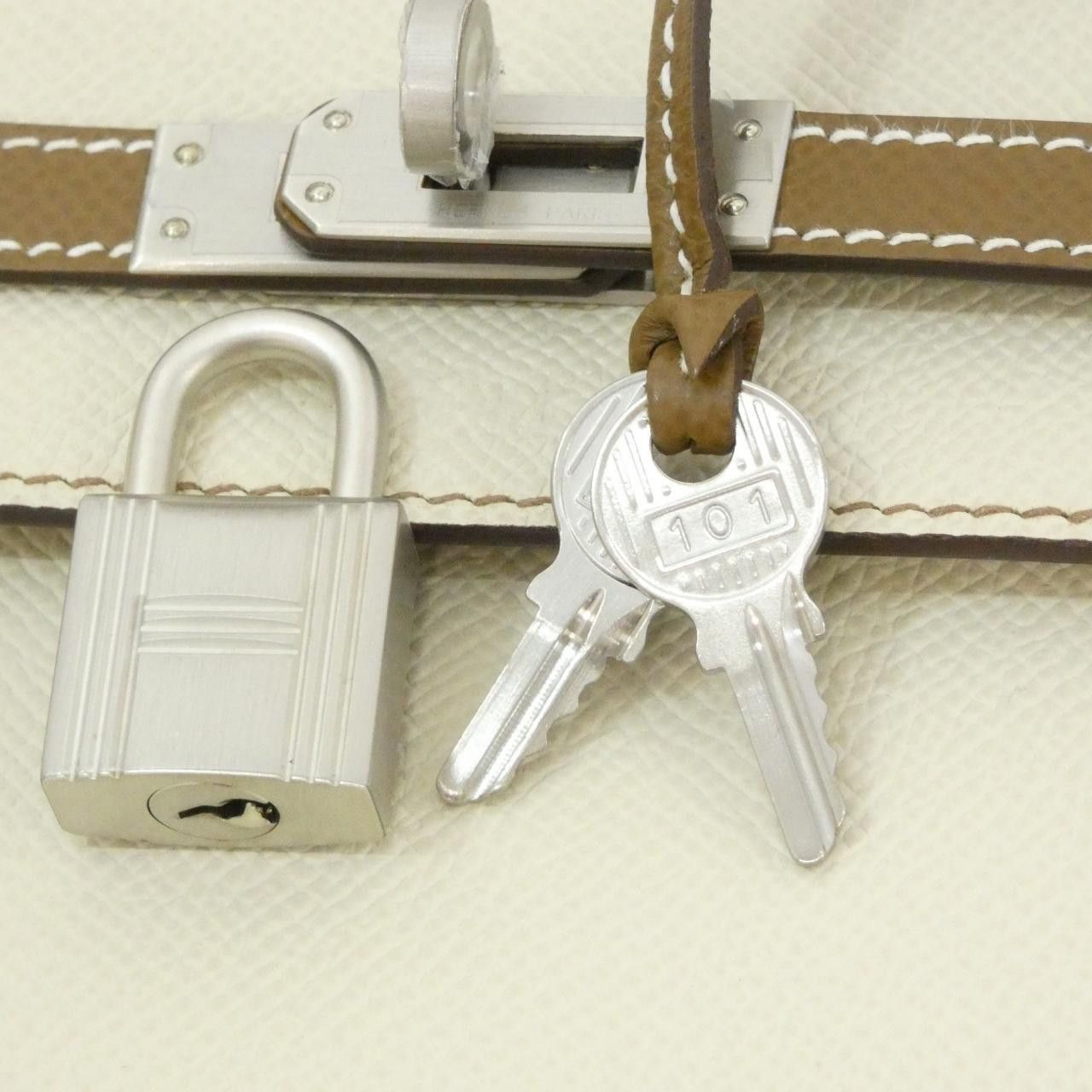 Hermes Hermes Hermes Kelly25 Epsom Leather Handbag Stamp U DUTY FREE for USA Size ONE SIZE - 5 Thumbnail