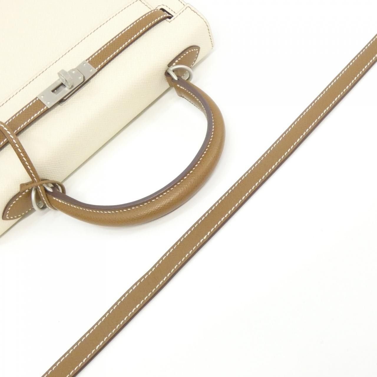 Hermes Hermes Hermes Kelly25 Epsom Leather Handbag Stamp U DUTY FREE for USA Size ONE SIZE - 6 Thumbnail