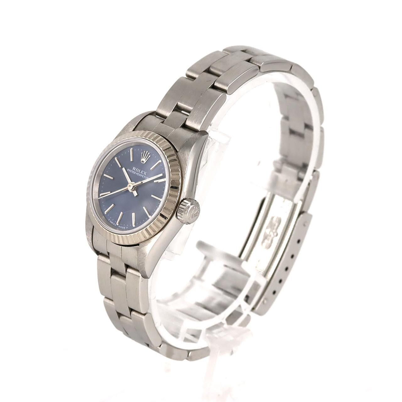 Rolex Rolex Rolex Oyster Perpetual Stainless Steel White Gold Automatic Precious Metal Automatic 67194-3 DUTY FREE for USA Size ONE SIZE - 2 Thumbnail
