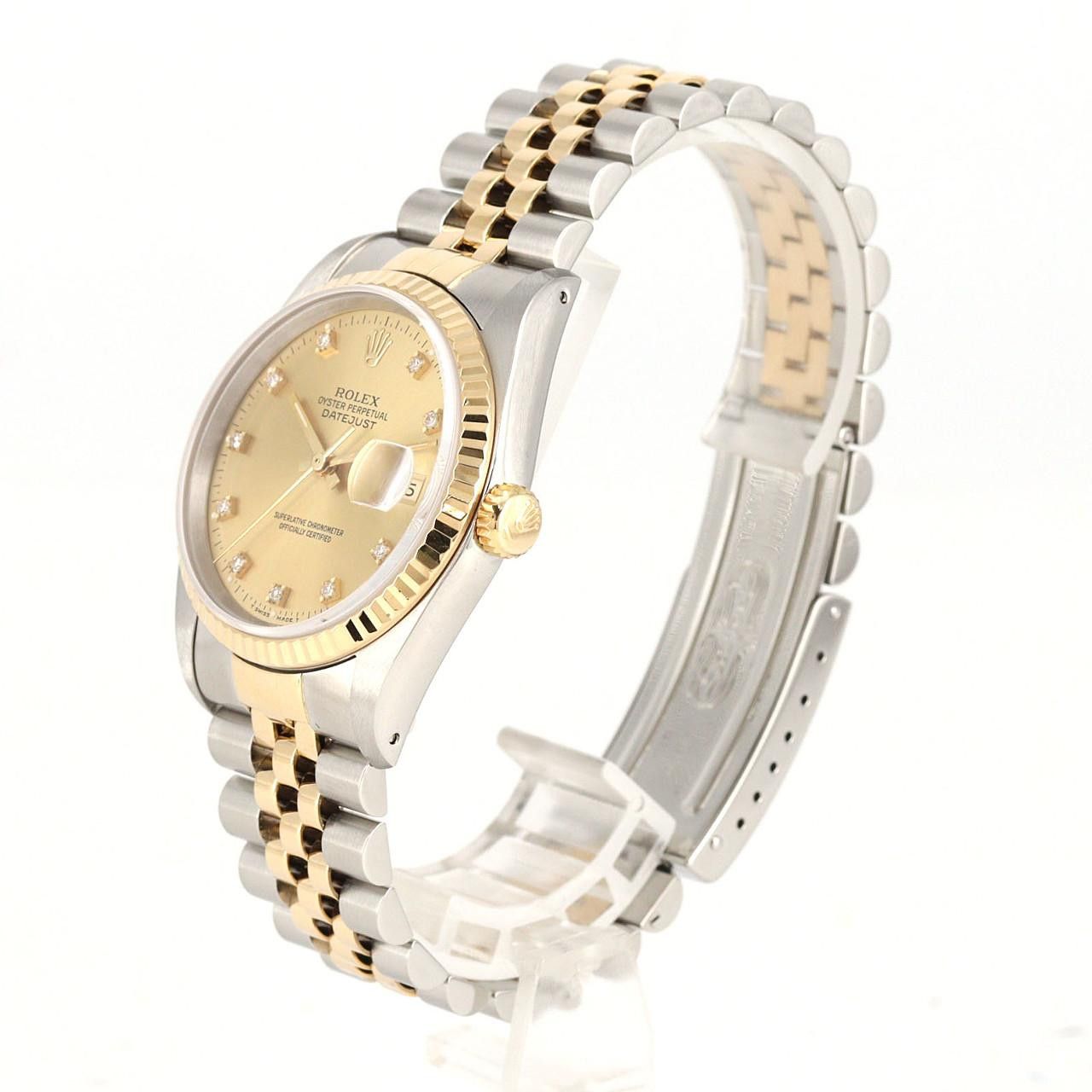 Rolex Rolex Rolex Datejust Stainless Steel Yellow Gold Watch Metal Automatic 16233G DUTY FREE for USA Size ONE SIZE - 2 Thumbnail