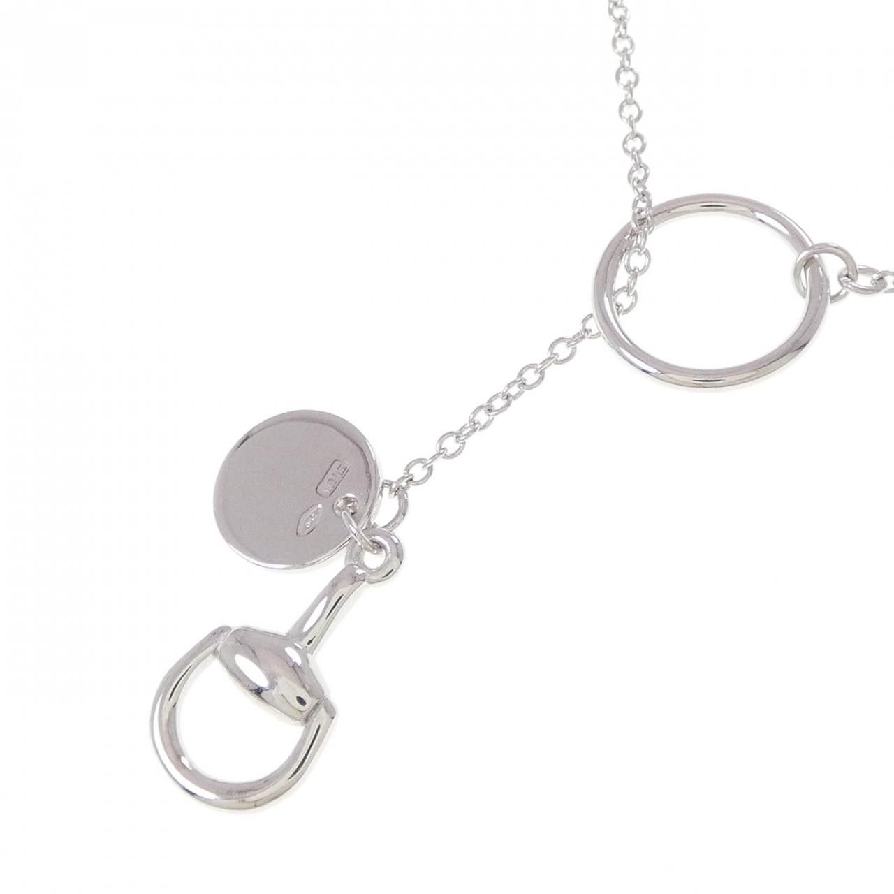 Gucci Gucci Gucci 750 White Gold Necklace Precious Metal Necklace DUTY FREE for USA Size ONE SIZE - 4 Thumbnail