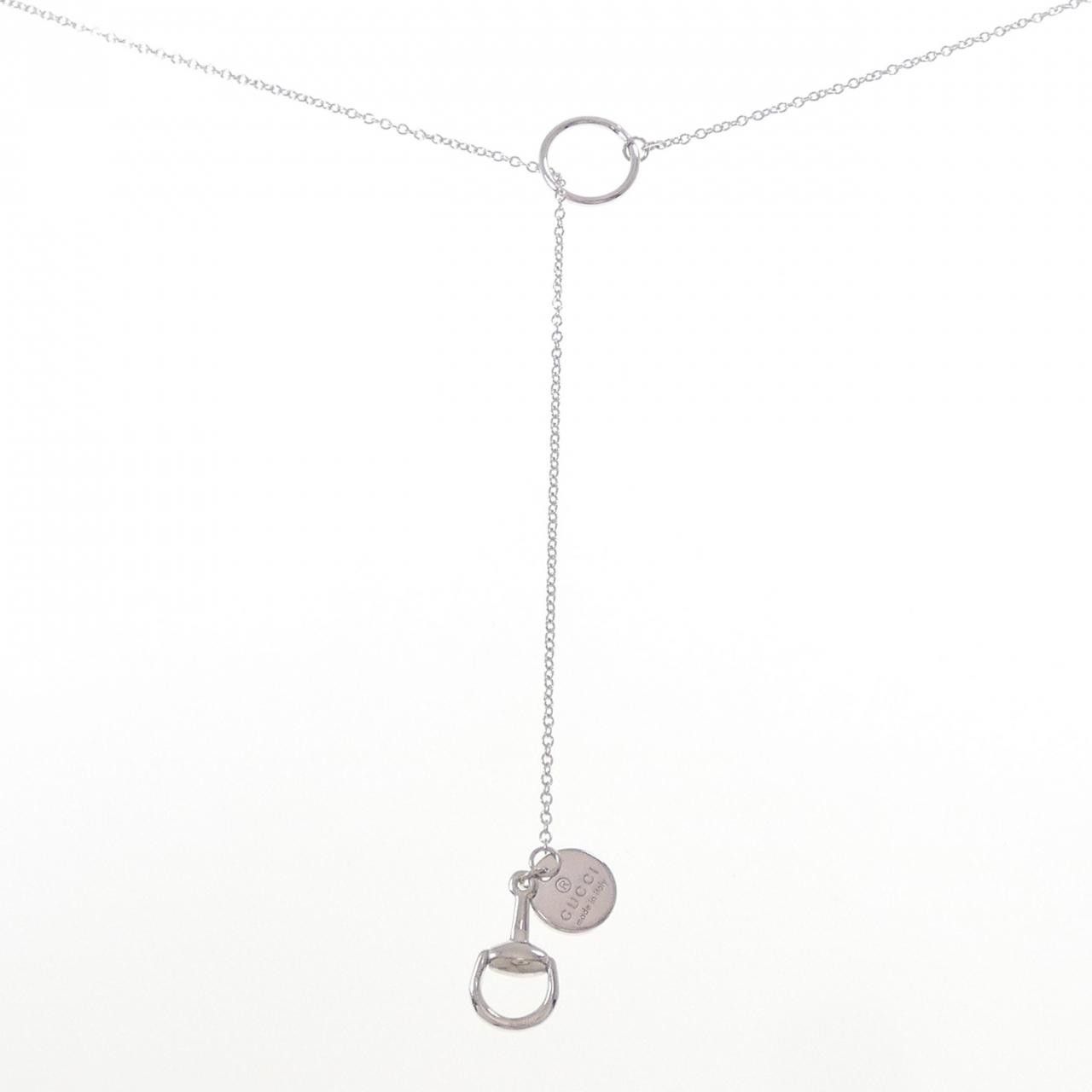 Gucci Gucci Gucci 750 White Gold Necklace Precious Metal Necklace DUTY FREE for USA Size ONE SIZE - 6 Thumbnail