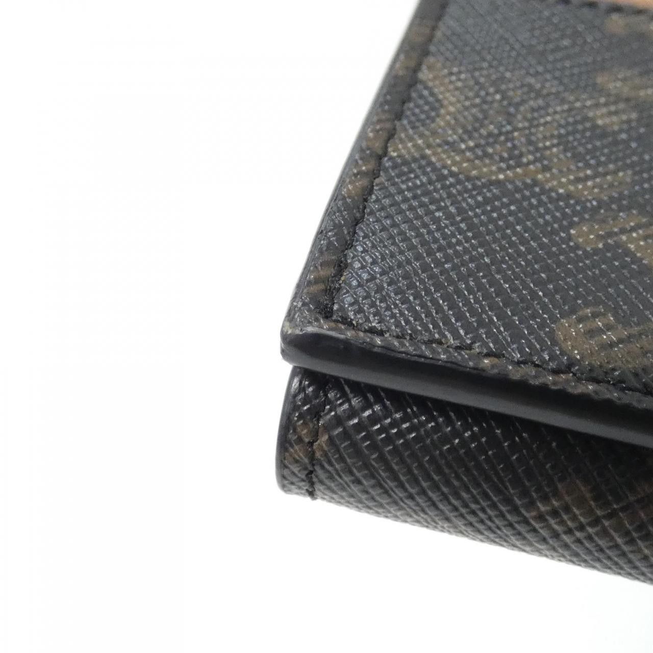 Celine Celine Celine Triomphe Canvas Wallet Textile Short Wallet 10I652DS3 DUTY FREE for USA Size ONE SIZE - 3 Thumbnail