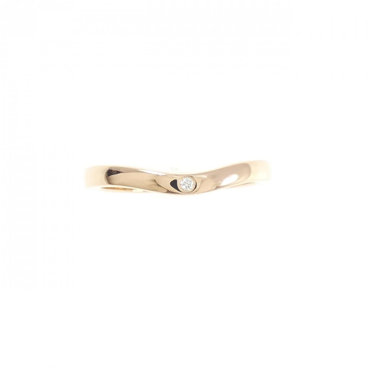 Cartier Cartier Cartier Ballerine 750 Pink Gold Diamond Ring Size 47 Precious Metal Ring DUTY FREE for USA Size ONE SIZE - 2 Thumbnail