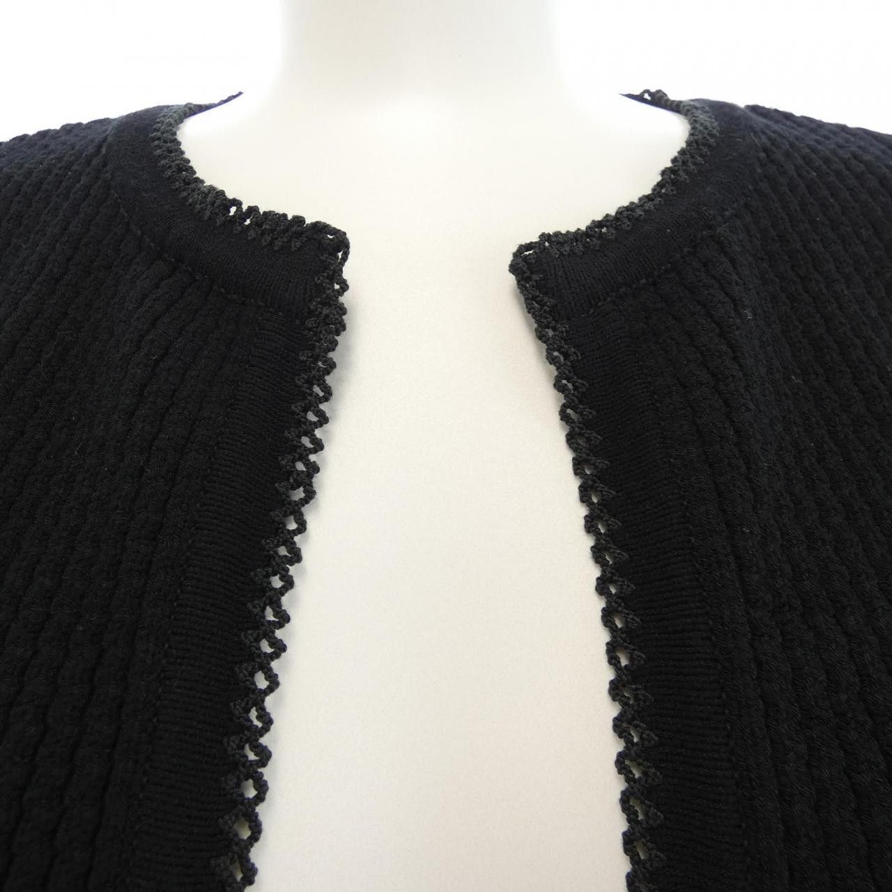 Chanel Chanel Chanel Knit Cardigan Textile Tops P30228K00330 DUTY FREE for USA Size ONE SIZE - 5 Thumbnail