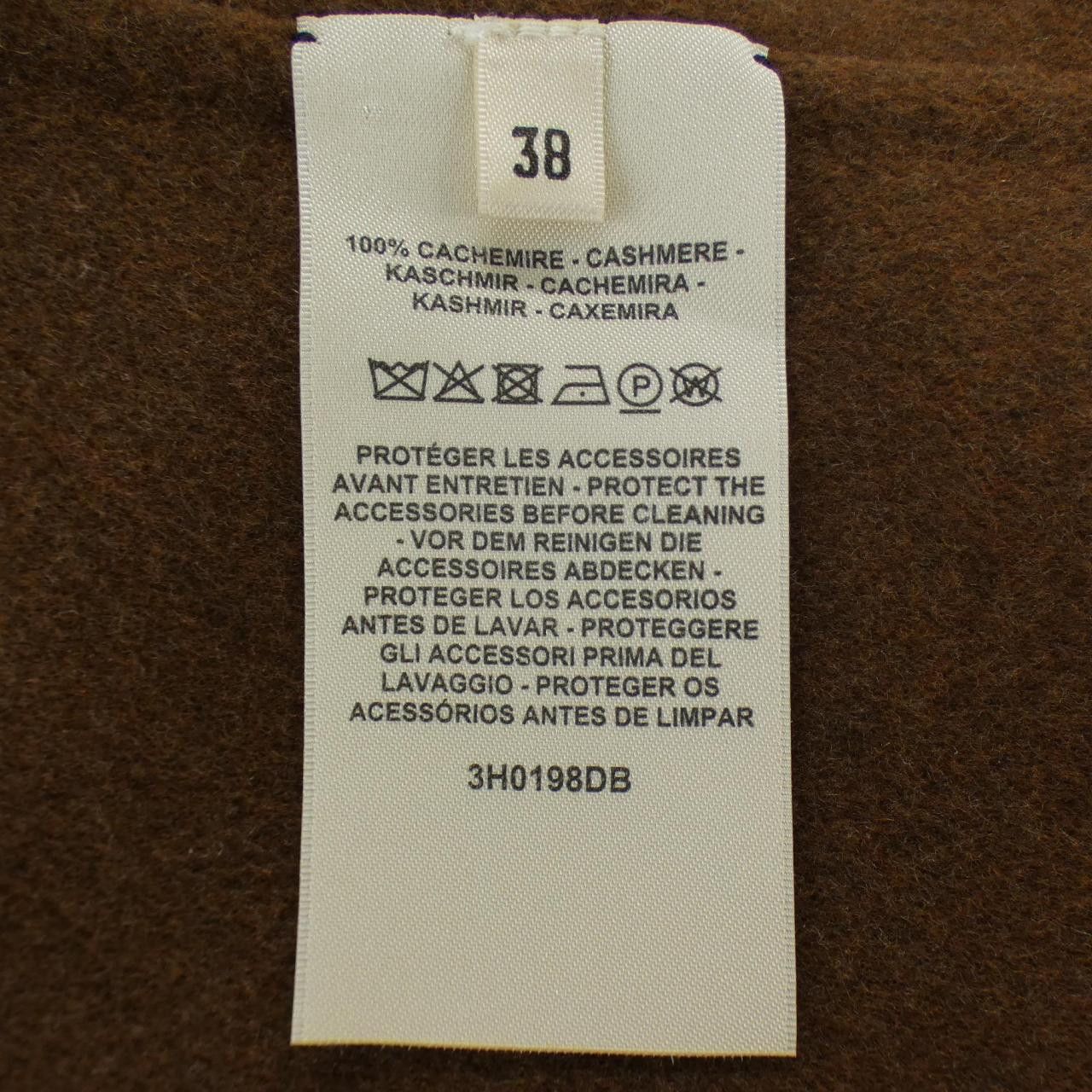 Hermes Hermes Hermes Cashmere Long Vest Textile Outerwear DUTY FREE for USA Size ONE SIZE - 3 Thumbnail