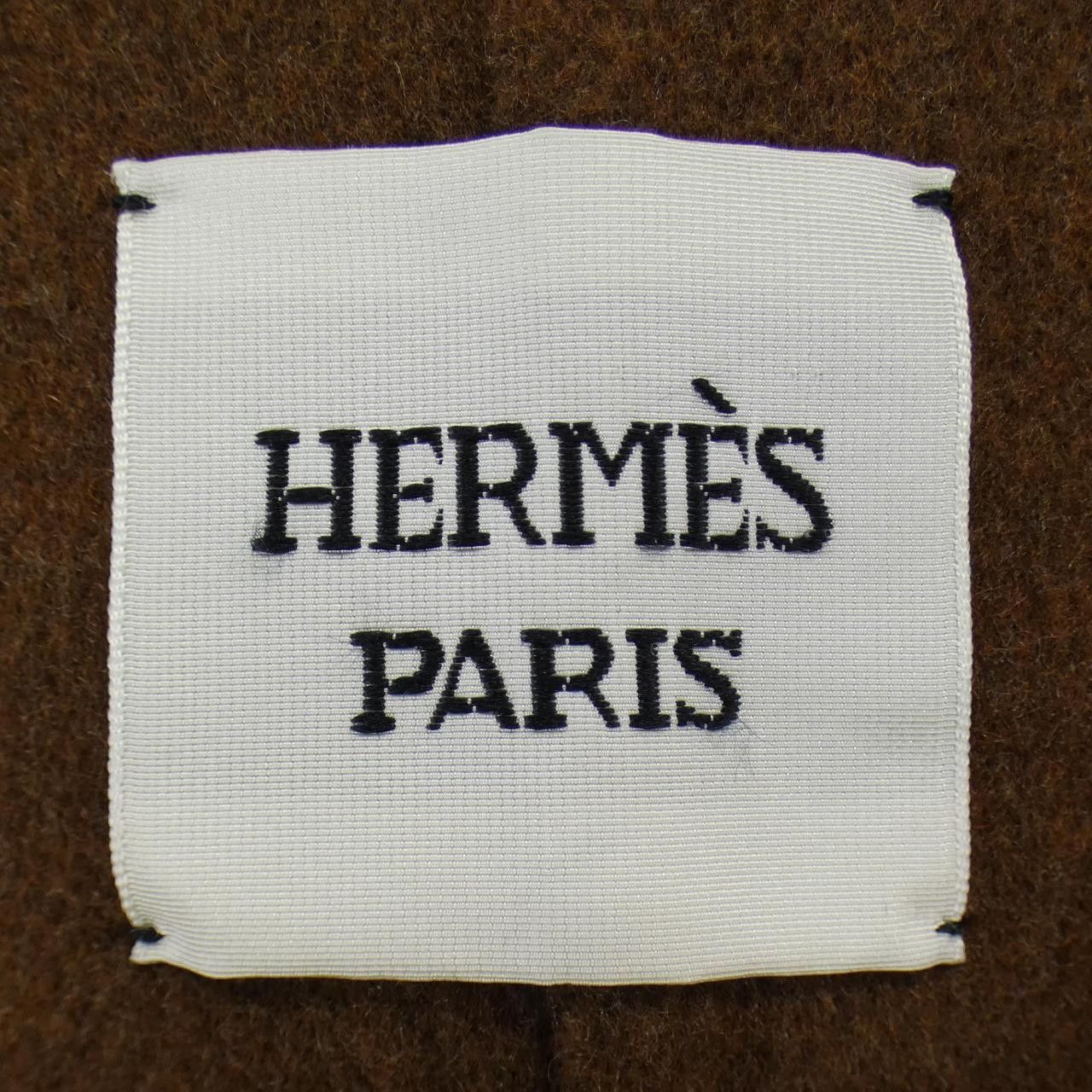 Hermes Hermes Hermes Cashmere Long Vest Textile Outerwear DUTY FREE for USA Size ONE SIZE - 4 Thumbnail