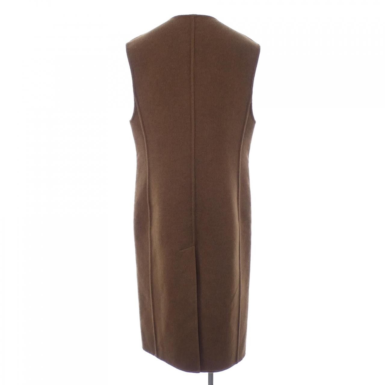 Hermes Hermes Hermes Cashmere Long Vest Textile Outerwear DUTY FREE for USA Size ONE SIZE - 2 Thumbnail