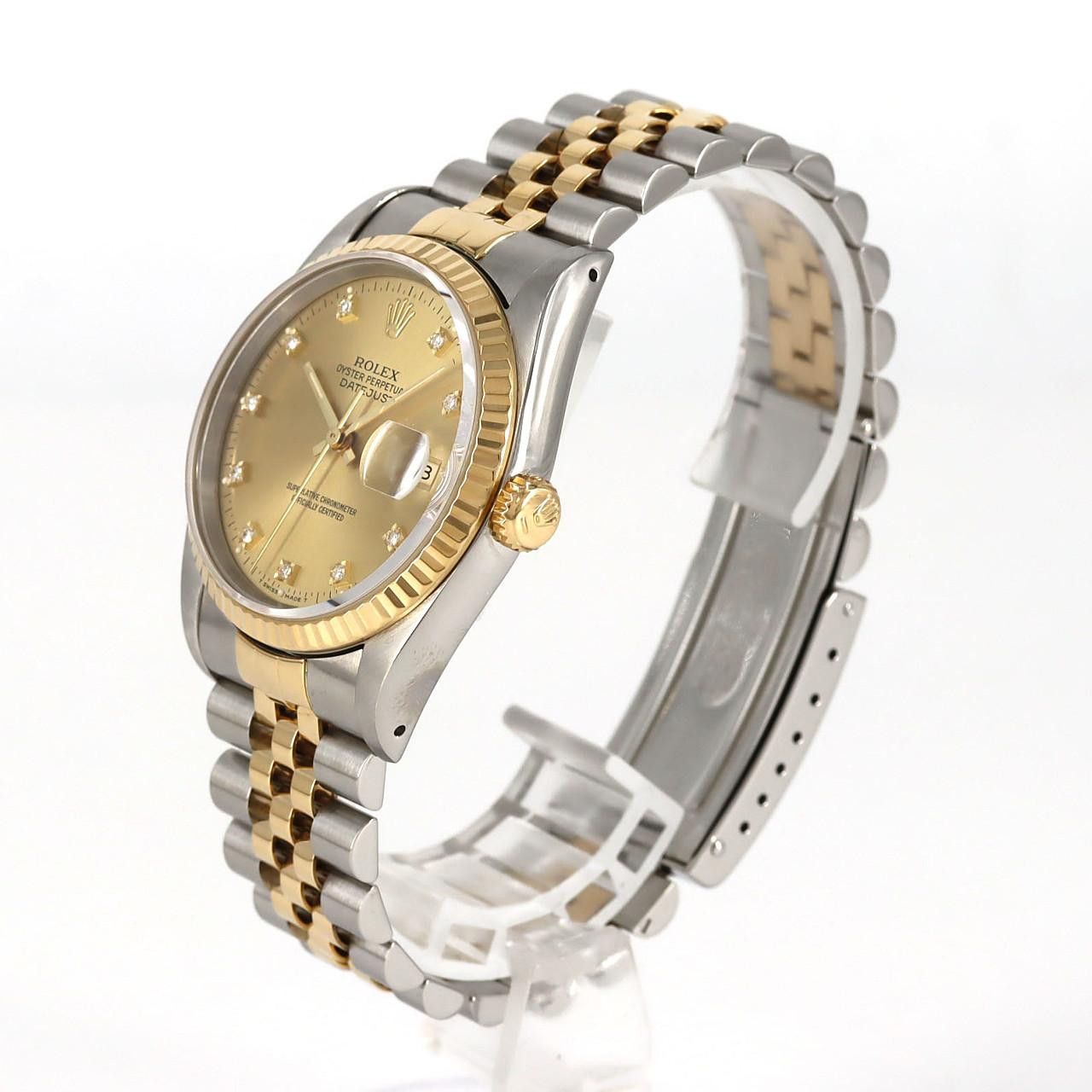 Rolex Rolex Rolex Datejust Stainless Steel Yellow Gold Watch Metal Automatic 16233G DUTY FREE for USA Size ONE SIZE - 2 Thumbnail
