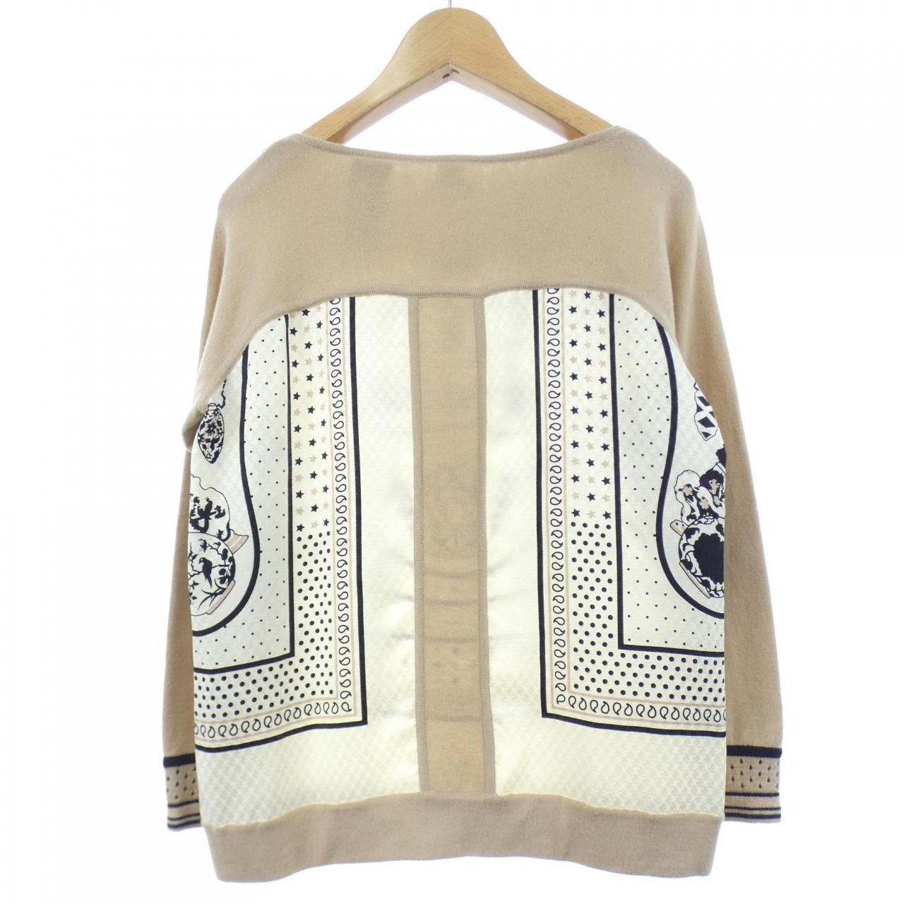 Hermes Hermes Hermes QU IMPORTE LE FLACON Cashmere Blend Knitwear Textile Tops DUTY FREE for USA Size ONE SIZE - 2 Thumbnail