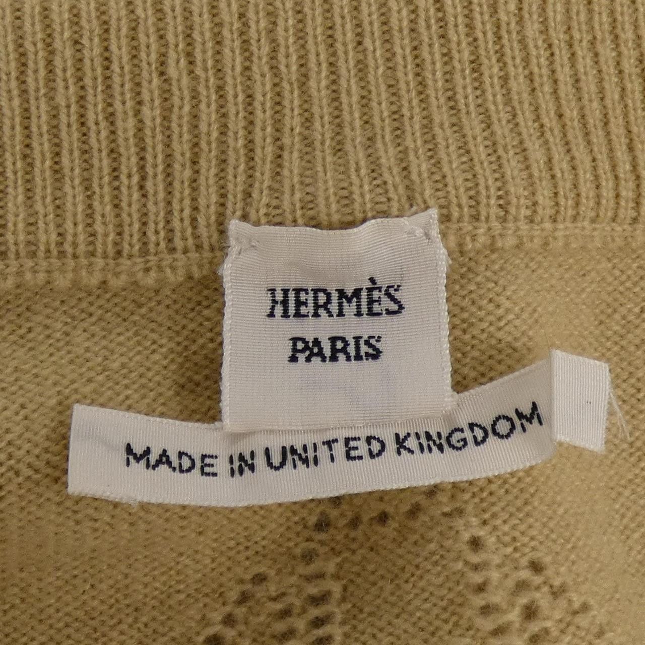 Hermes Hermes Hermes Cashmere Knit Textile Tops DUTY FREE for USA Size ONE SIZE - 4 Thumbnail