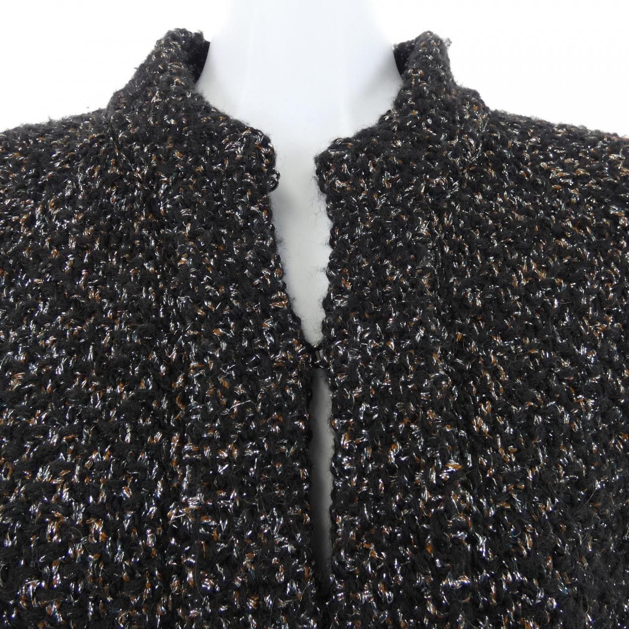 Chanel Chanel Chanel Collarless Jacket Textile Outerwear P21873V01381 DUTY FREE for USA Size ONE SIZE - 5 Thumbnail