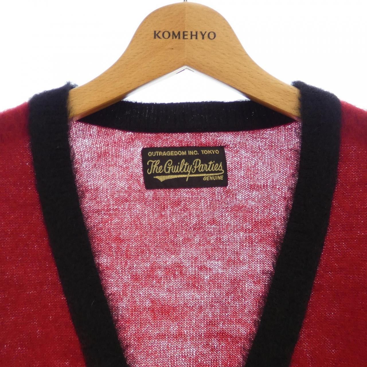Other Other WACKO MARIA Wool Cardigan Textile Tops DUTY FREE for USA Size ONE SIZE - 5 Thumbnail