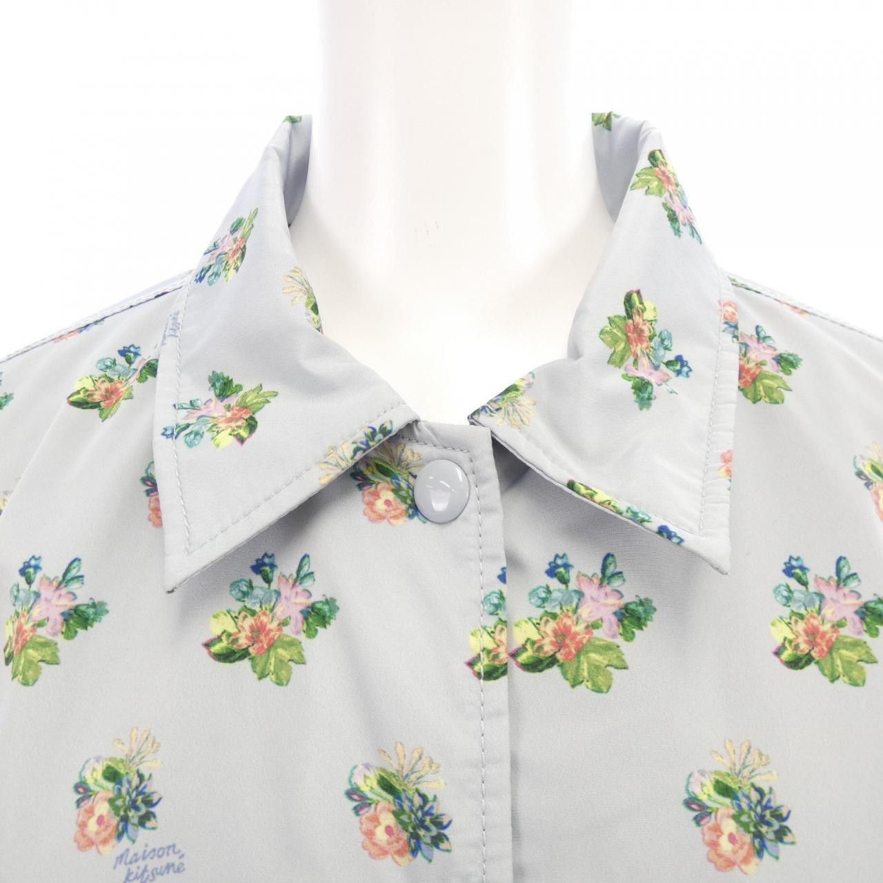 Maison Kitsune Maison Kitsune Maison Kitsune Flower Blouson Textile Outerwear DUTY FREE for USA Size ONE SIZE - 5 Thumbnail