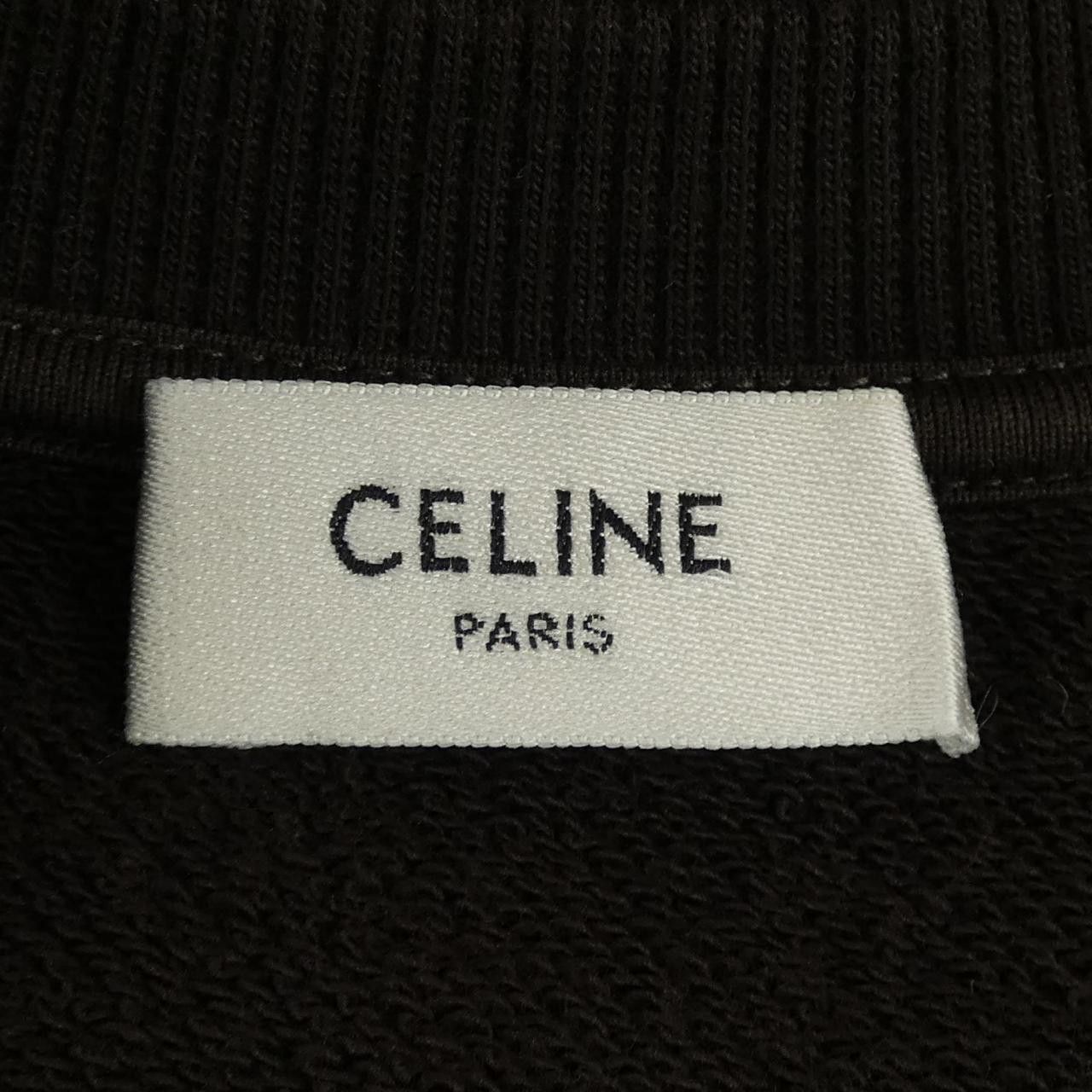 Celine Celine CELINE Cotton Sweatshirt Textile Sweatshirts & Hoodies 2Y23H670Q DUTY FREE for USA Size ONE SIZE - 4 Thumbnail