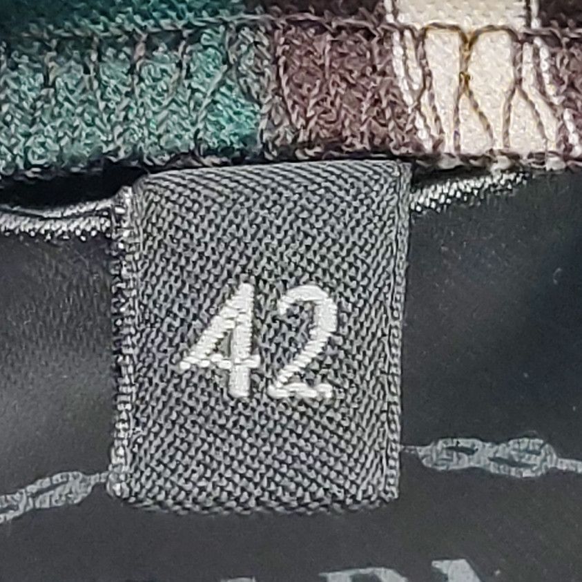 Prada Striped T-Shirt with Logo Patch Size US XS / EU 42 / 0 - 7 Thumbnail