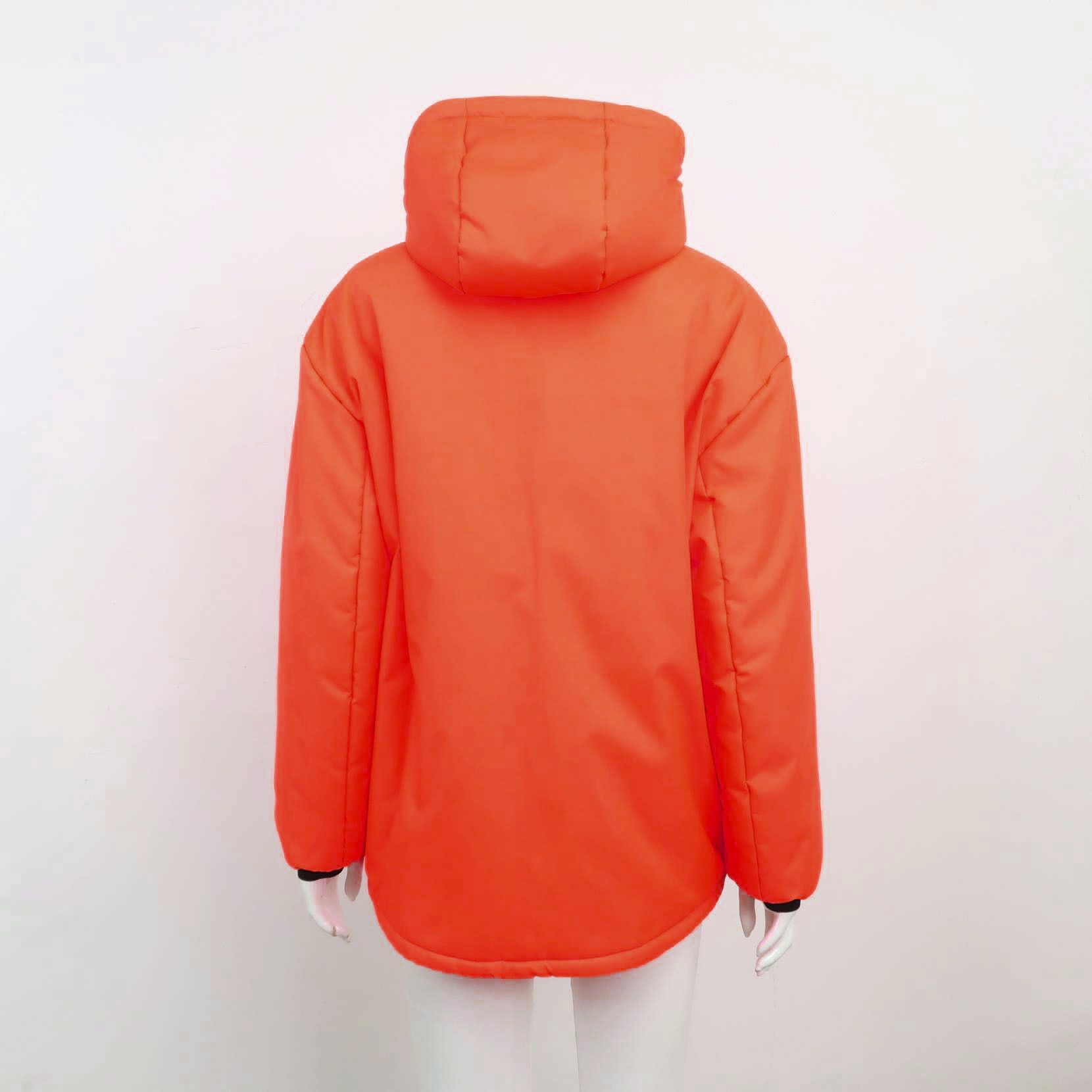 Prada Vibrant Orange Puffer Jacket in Size S Size US S / EU 44-46 / 1 - 2 Thumbnail