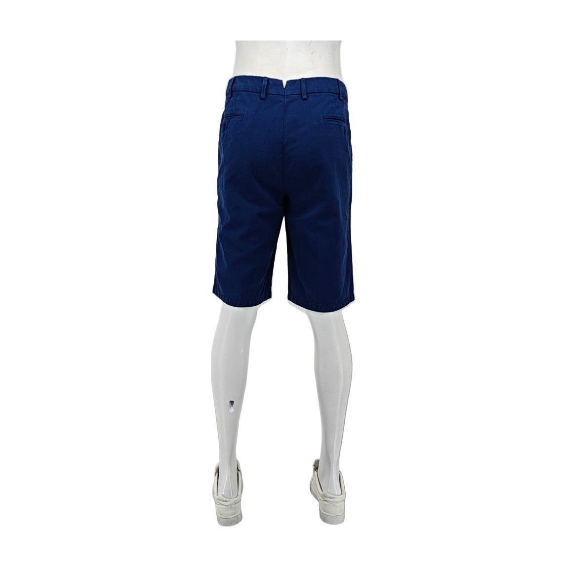 Loro Piana Lightweight Blue Cotton-Linen Summer Shorts Size US 36 / EU 52 - 2 Thumbnail