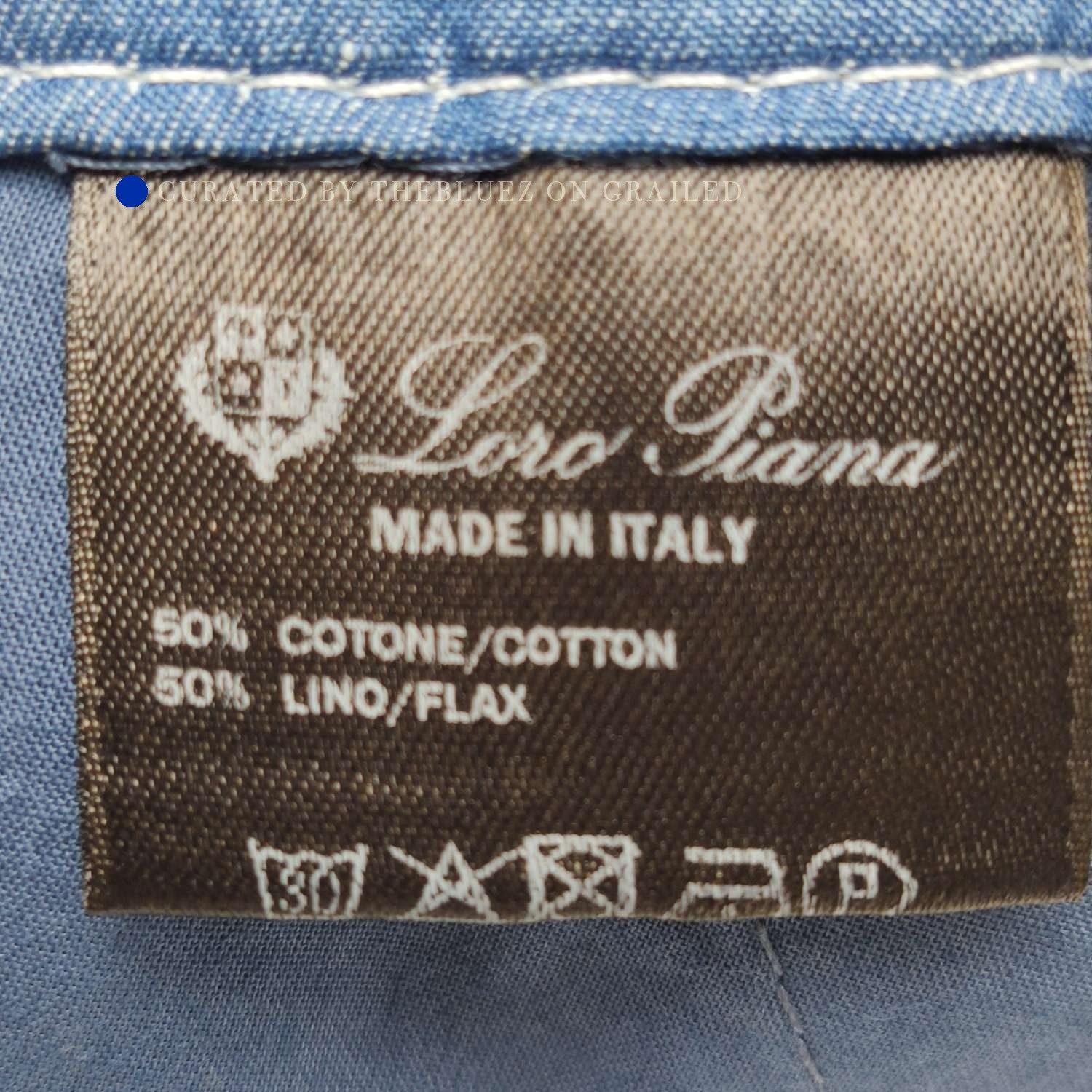 Loro Piana Lightweight Cotton-Linen Shorts in Blue Size US 26 / EU 42 - 5 Thumbnail