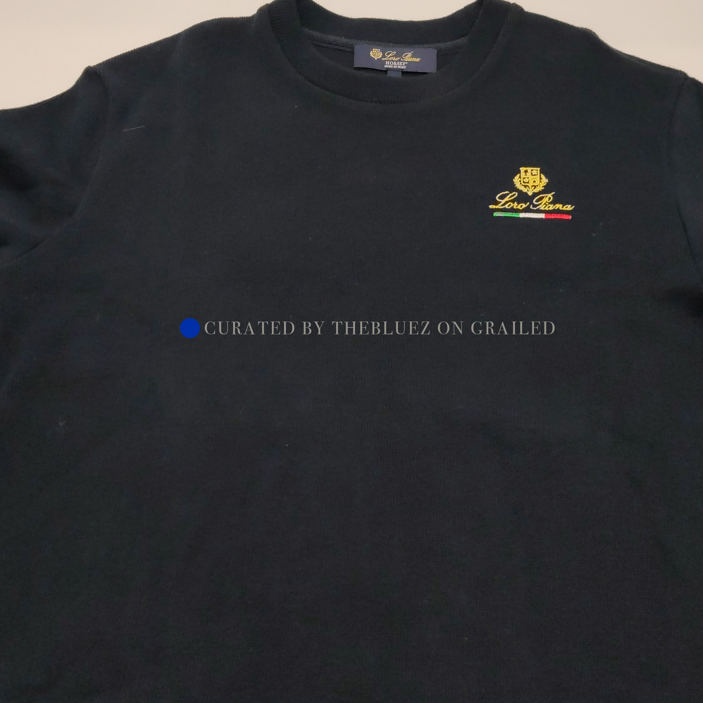 Loro Piana Stylish Horsey Logo Black Sweatshirt Size US S / EU 44-46 / 1 - 9 Thumbnail