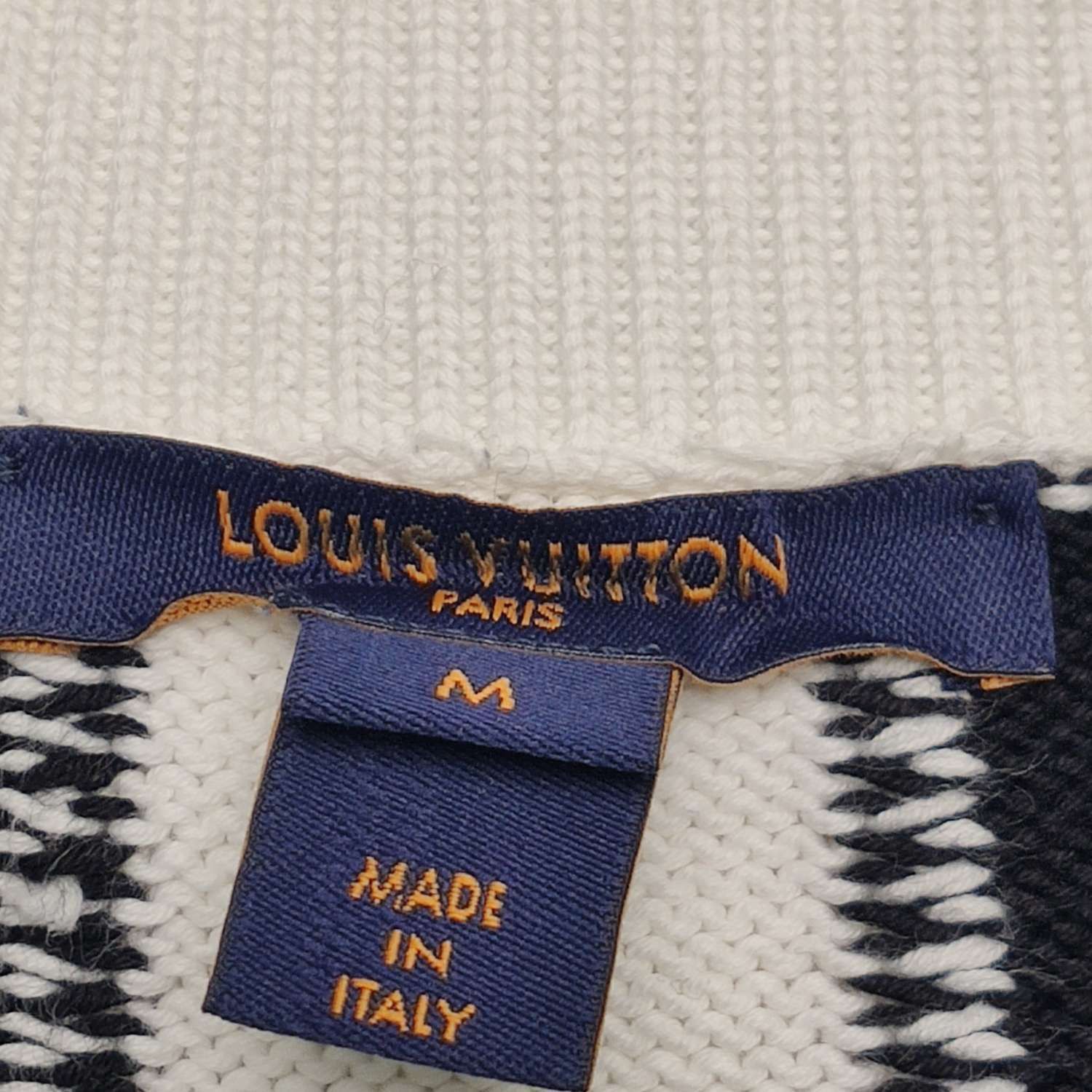 Louis Vuitton Checkerboard Short Sleeve Knit Sweater Size US M / EU 48-50 / 2 - 5 Thumbnail