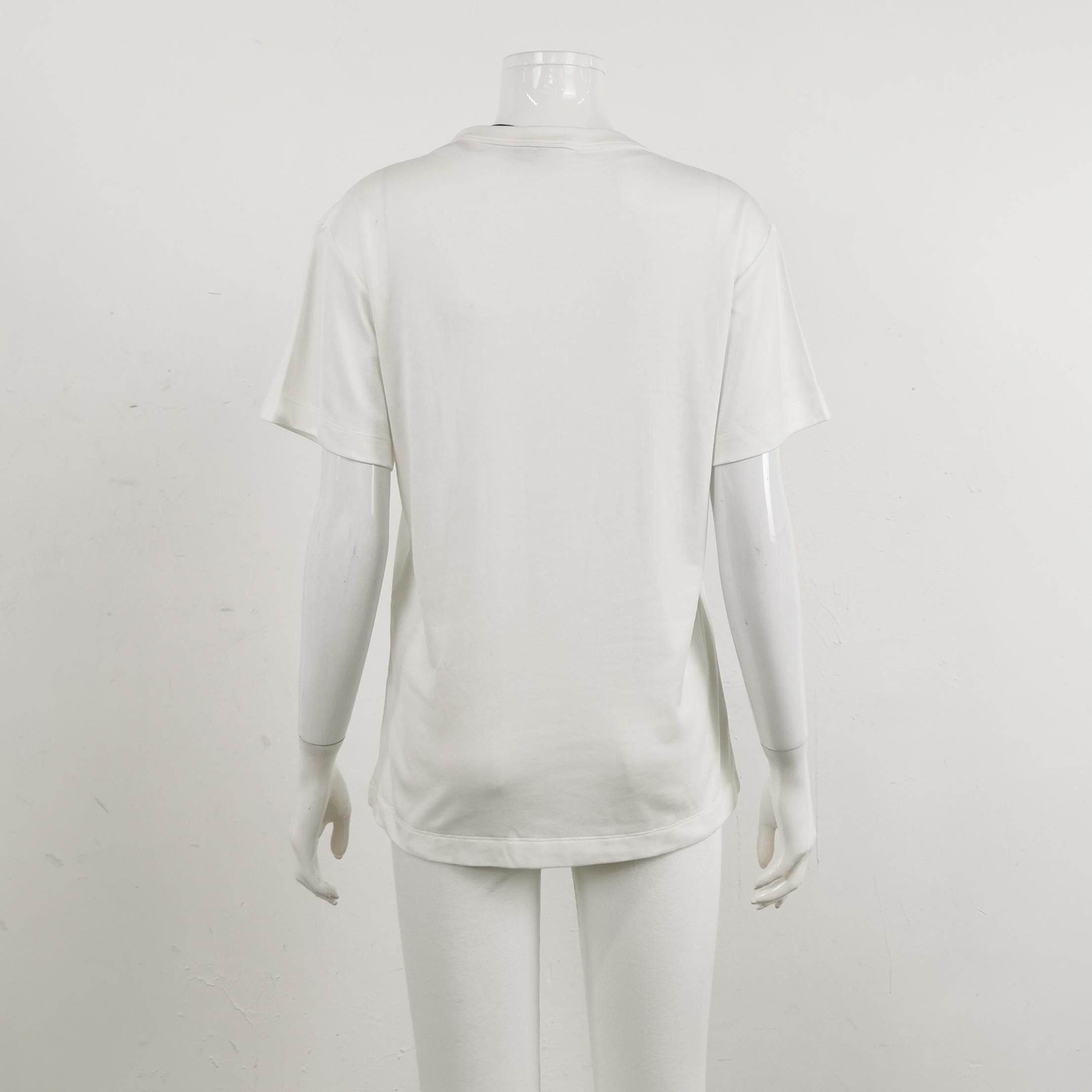 Louis Vuitton Logo Print T-Shirt in White, Size S Size US S / EU 44-46 / 1 - 2 Thumbnail
