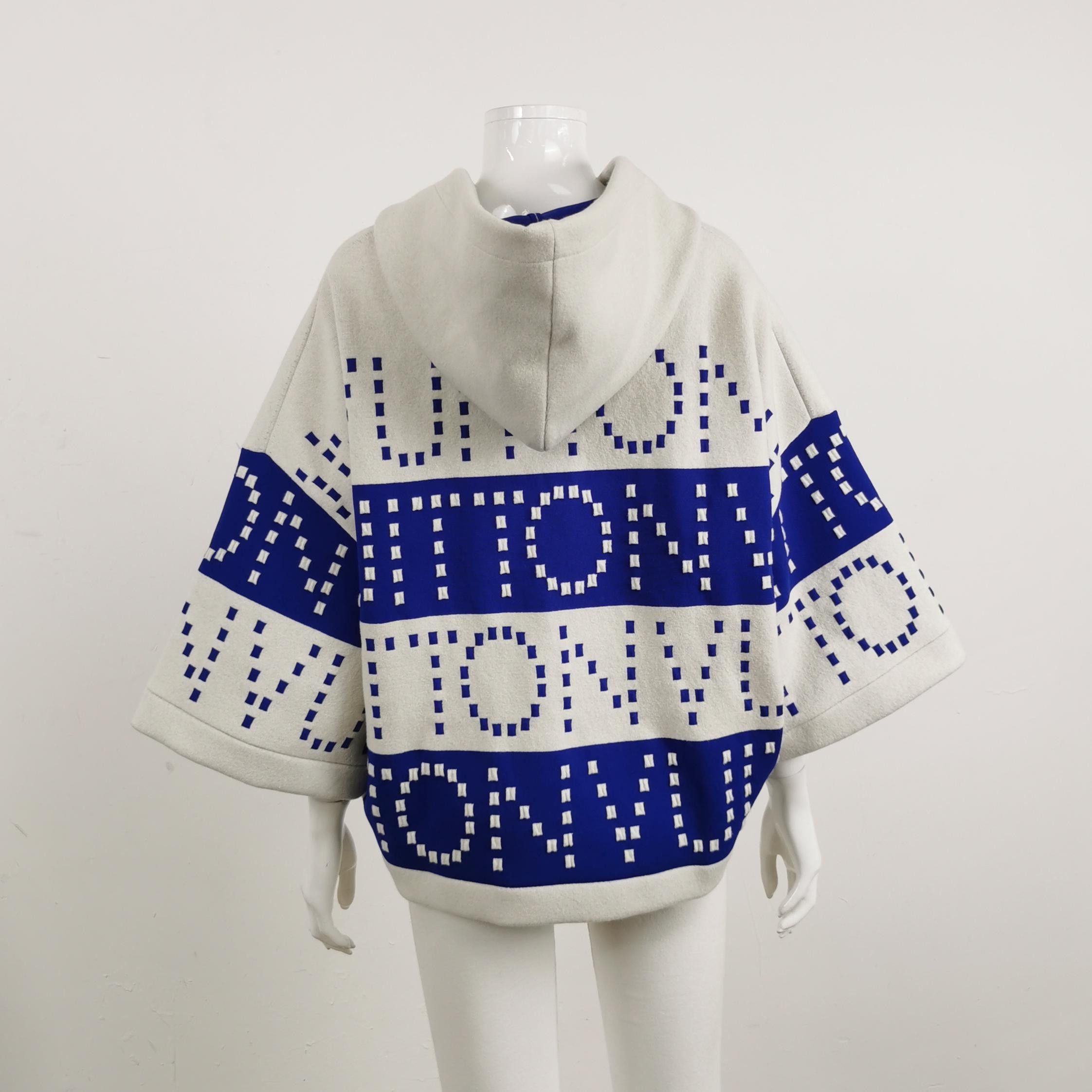 Louis Vuitton Multi Logo Knit Hooded Pullover Size US M / EU 48-50 / 2 - 2 Thumbnail