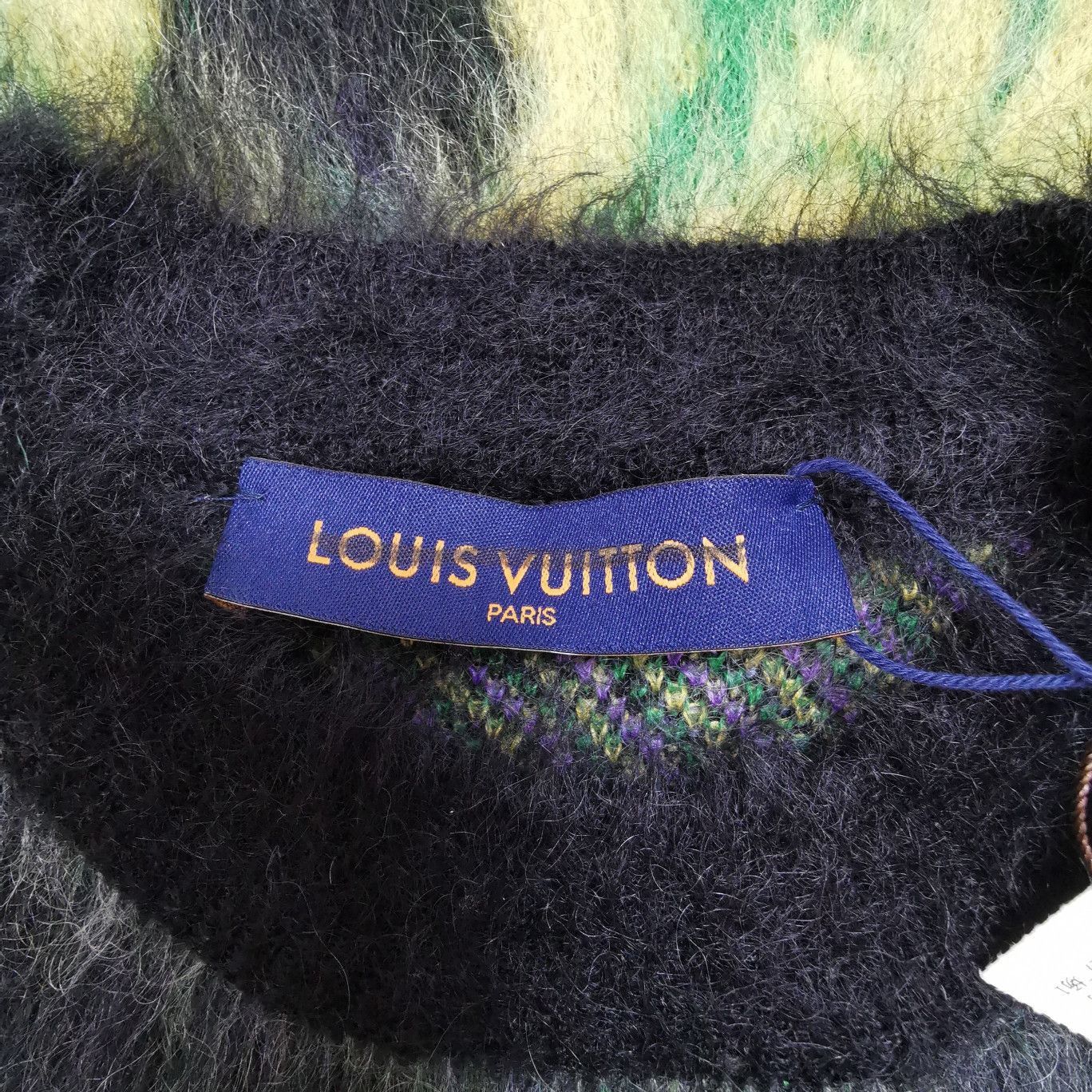 Louis Vuitton Colorful Mohair Blend Crew Neck Vest Size US S / EU 44-46 / 1 - 6 Thumbnail