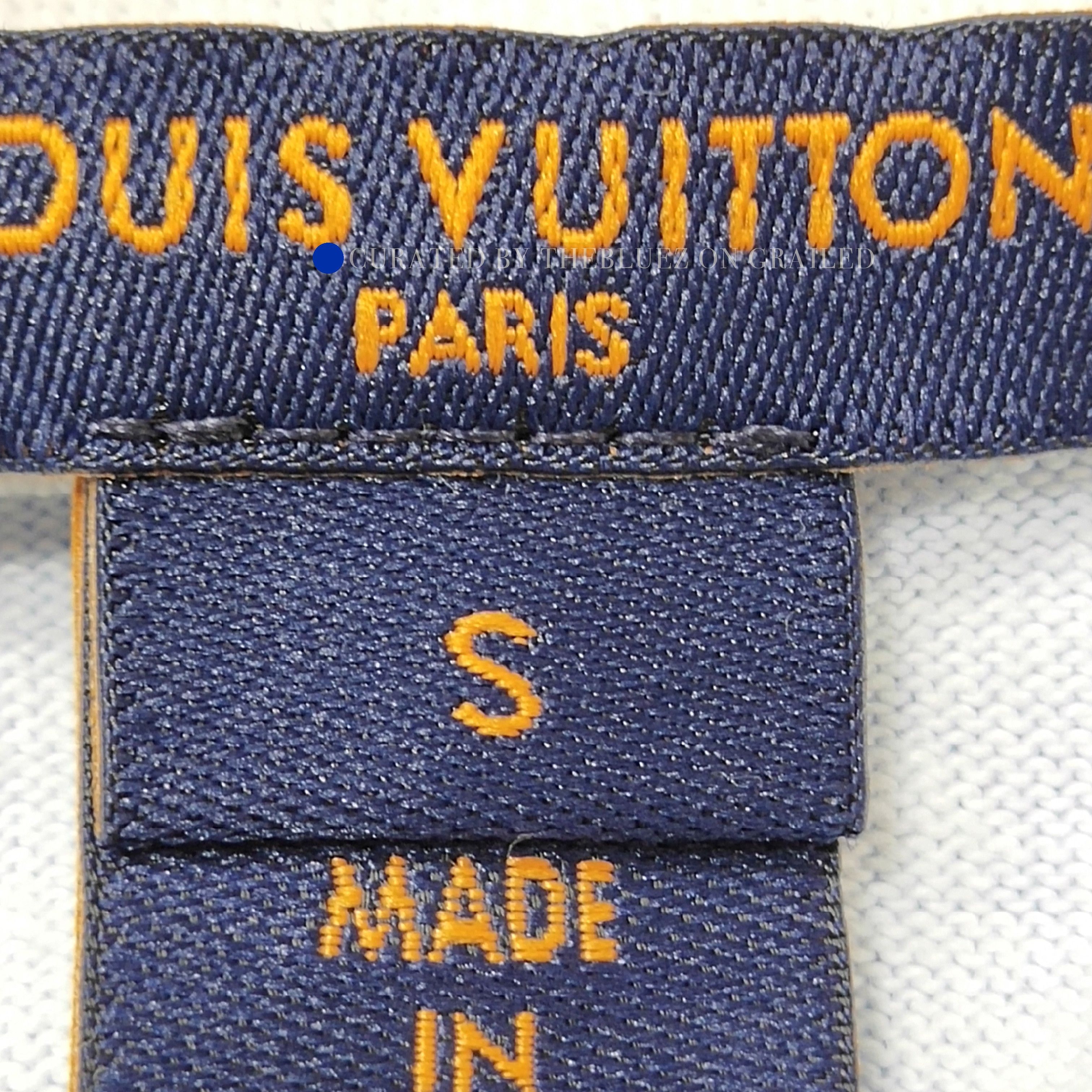Louis Vuitton Chain Logo T-Shirt in Blue - Size S Size US S / EU 44-46 / 1 - 6 Thumbnail