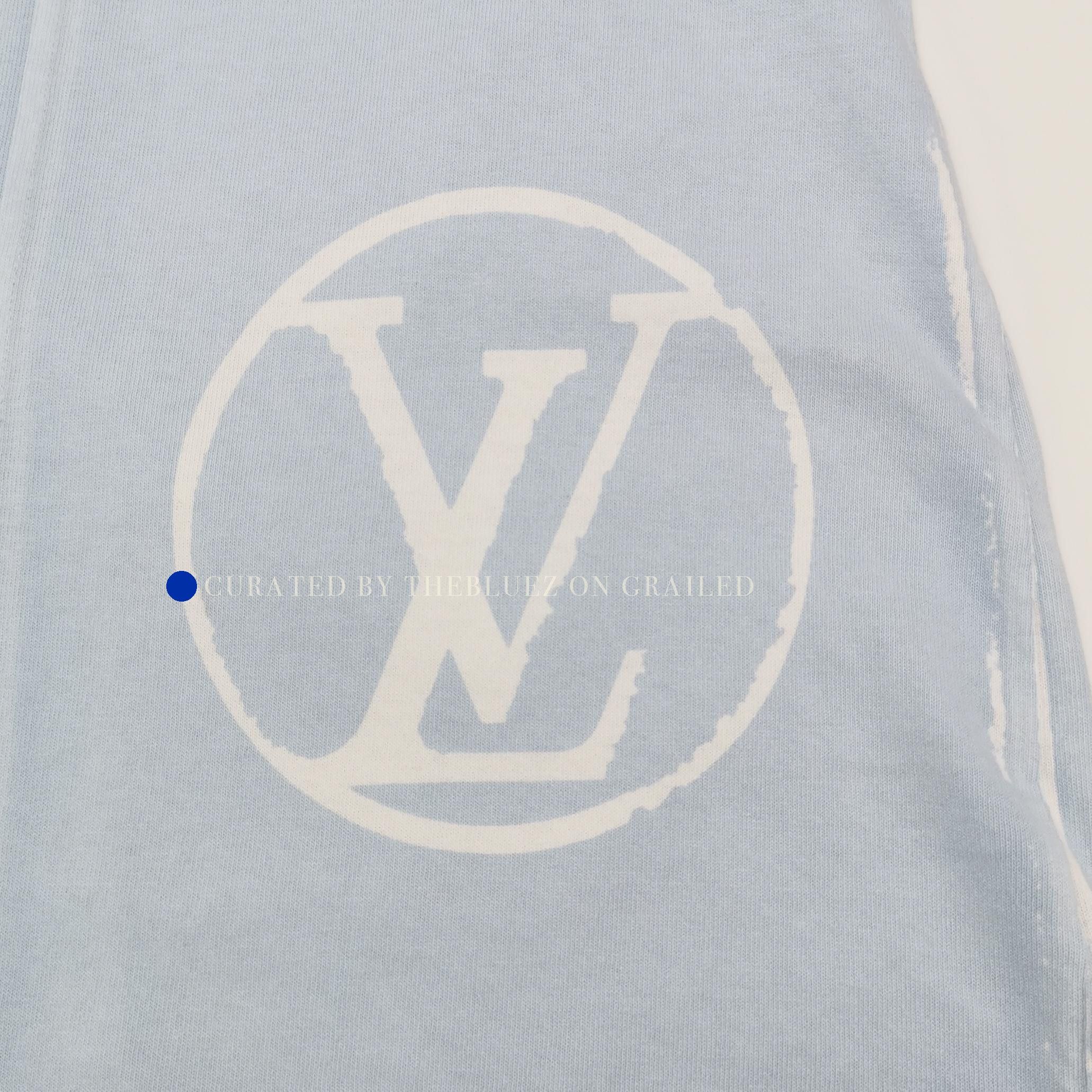 Louis Vuitton Chain Logo T-Shirt in Blue - Size S Size US S / EU 44-46 / 1 - 4 Thumbnail