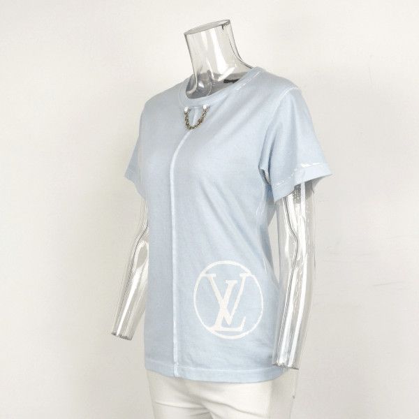 Louis Vuitton Chain Logo T-Shirt in Blue - Size S Size US S / EU 44-46 / 1 - 2 Thumbnail