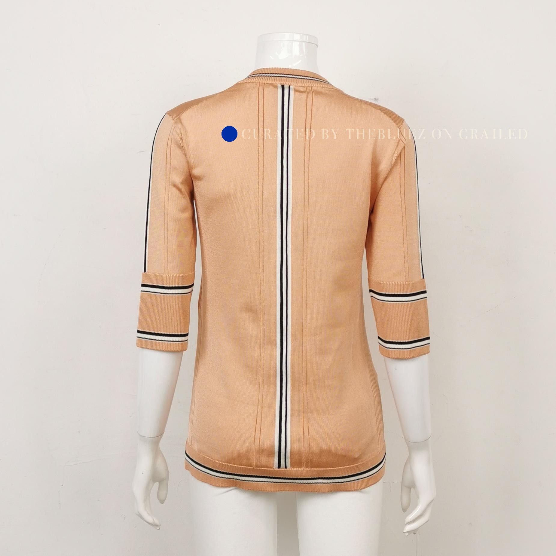 Louis Vuitton Logo Knit Sweater in Beige Size US M / EU 48-50 / 2 - 2 Thumbnail