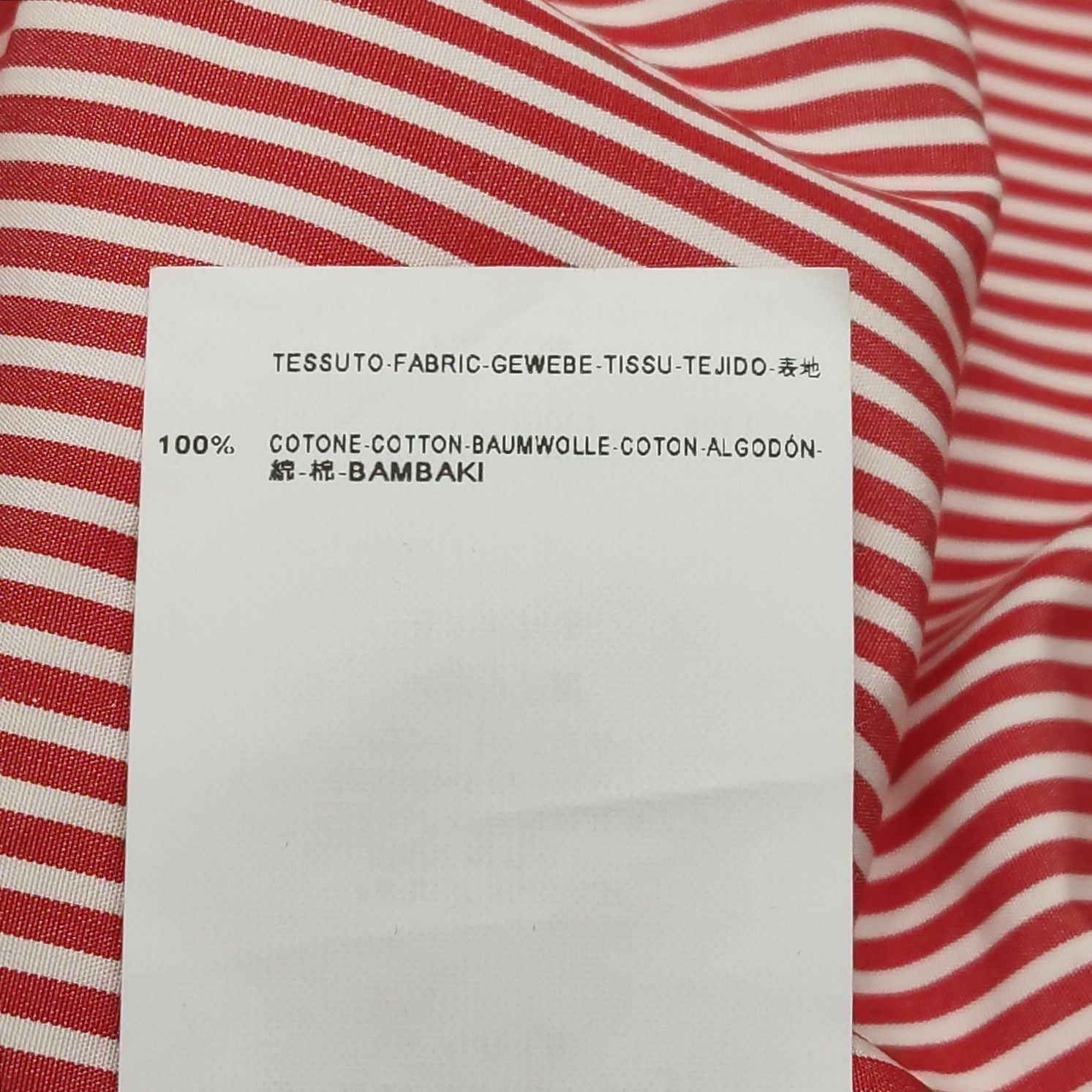 Saint Laurent Paris Striped Red Button-Up Shirt in Size M Size US M / EU 48-50 / 2 - 8 Thumbnail