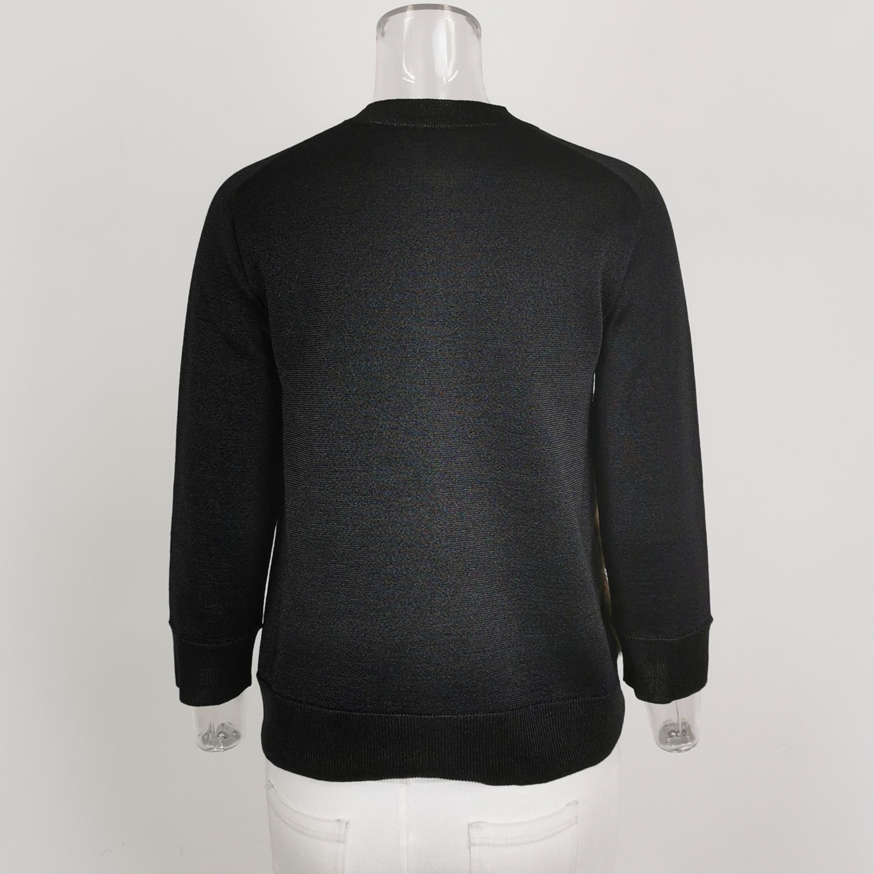 Louis Vuitton Elegant Black Mink Fur Panel Sweater Size US S / EU 44-46 / 1 - 3 Thumbnail