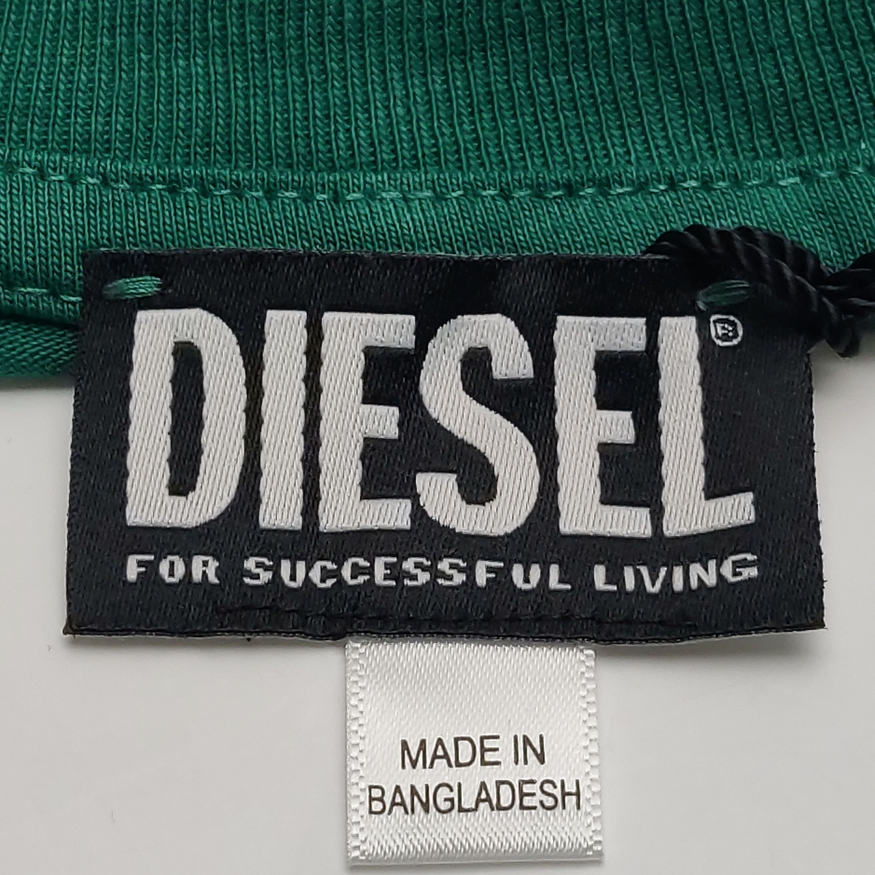 Diesel Green Logo T-Shirt in XXL Size US XXL / EU 58 / 5 - 5 Thumbnail