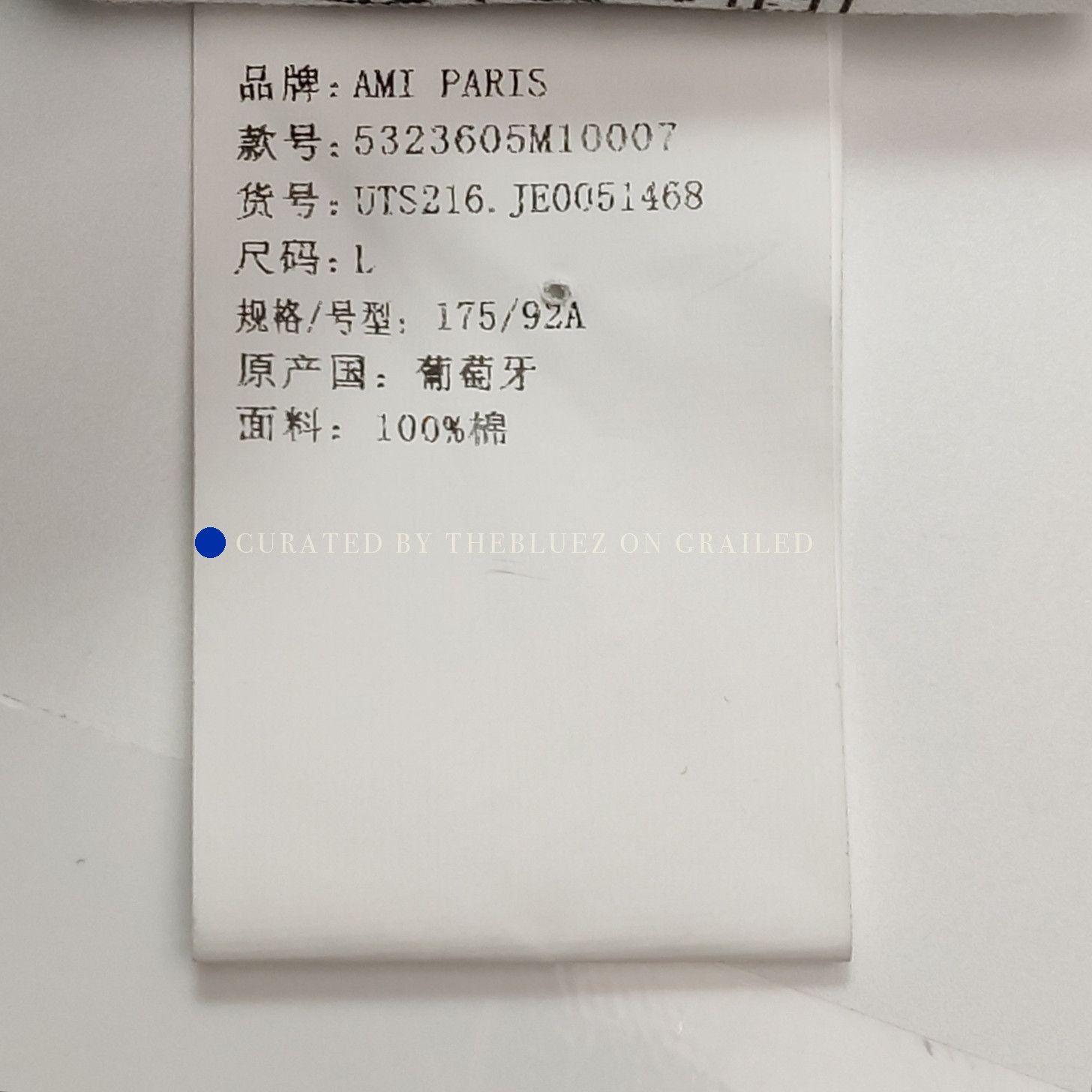 AMI Logo Long Sleeve T-Shirt in Green Size US L / EU 52-54 / 3 - 7 Thumbnail