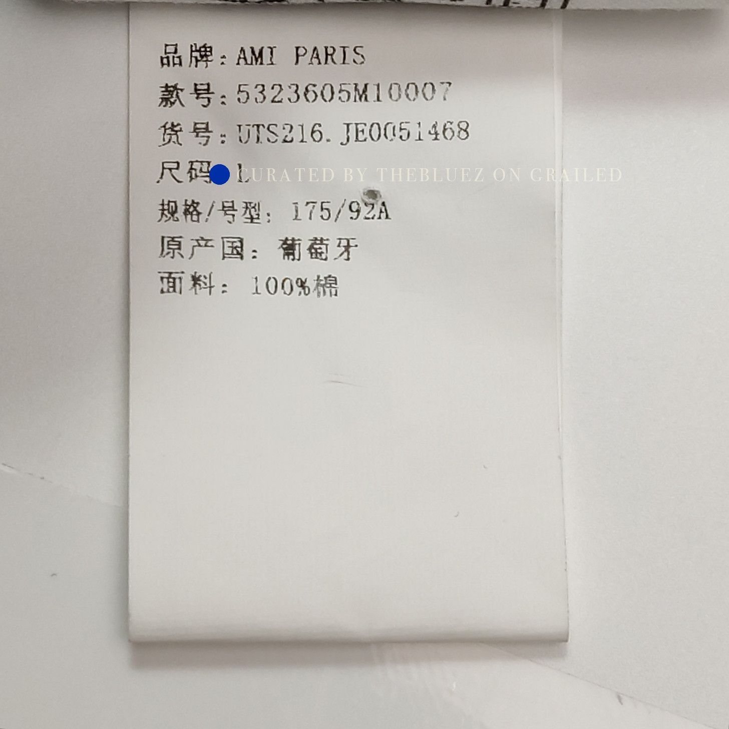 AMI Logo Long Sleeve T-Shirt in Green Size US L / EU 52-54 / 3 - 6 Thumbnail