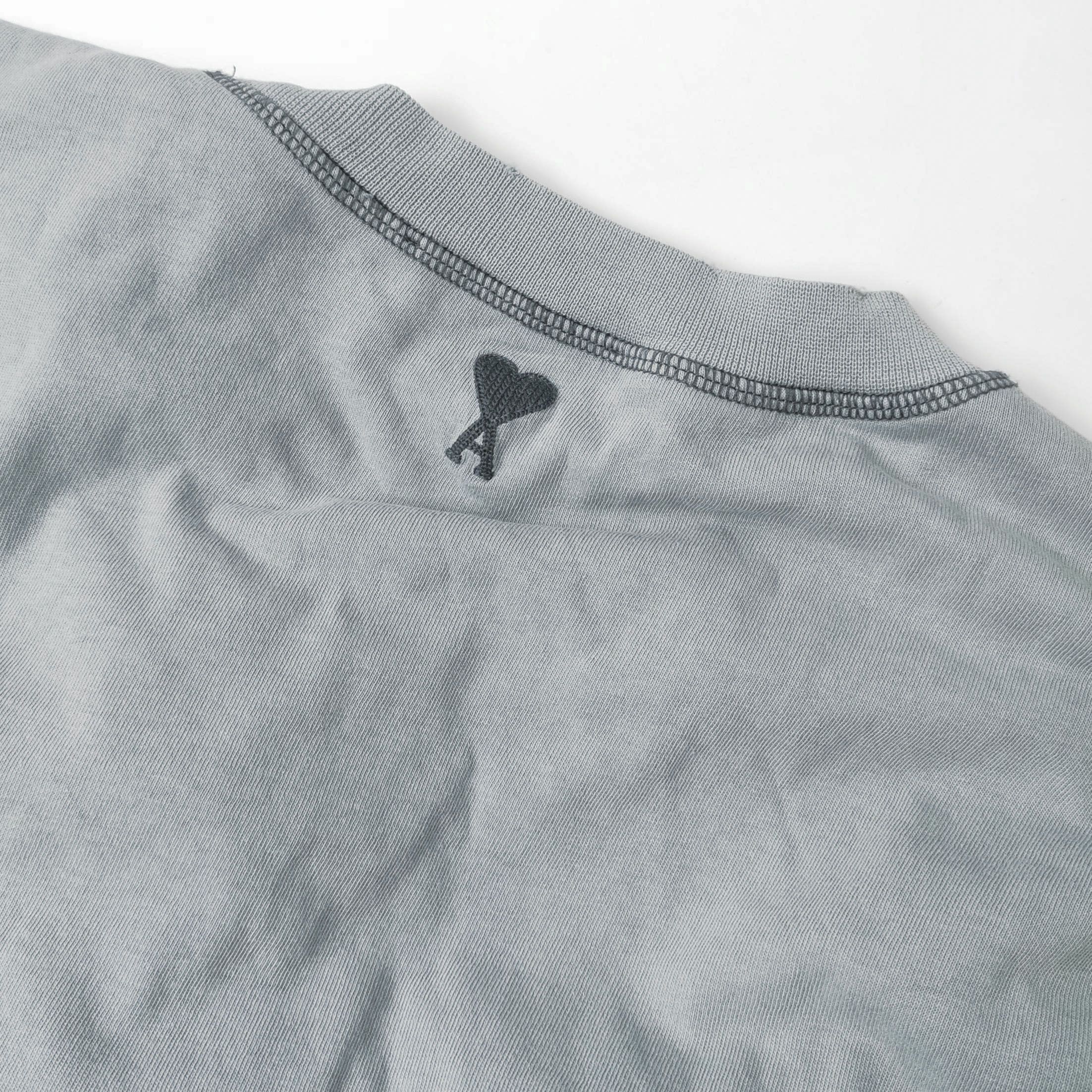 AMI Logo Long Sleeve T-Shirt in Green Size US L / EU 52-54 / 3 - 3 Thumbnail