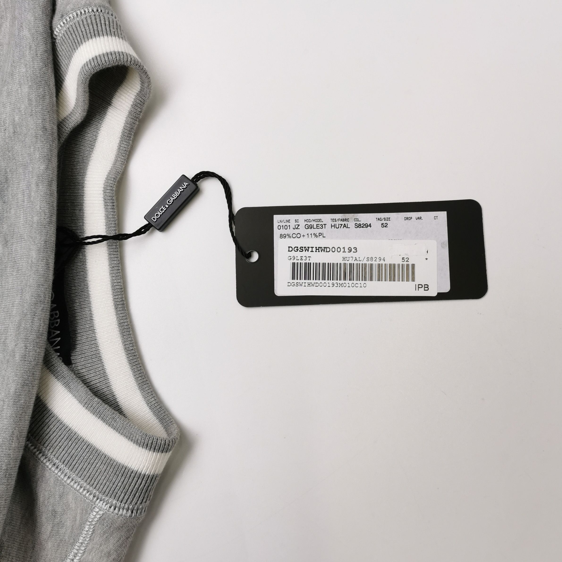 Dolce & Gabbana Crown Logo Sweatshirt in Gray Size US L / EU 52-54 / 3 - 5 Thumbnail