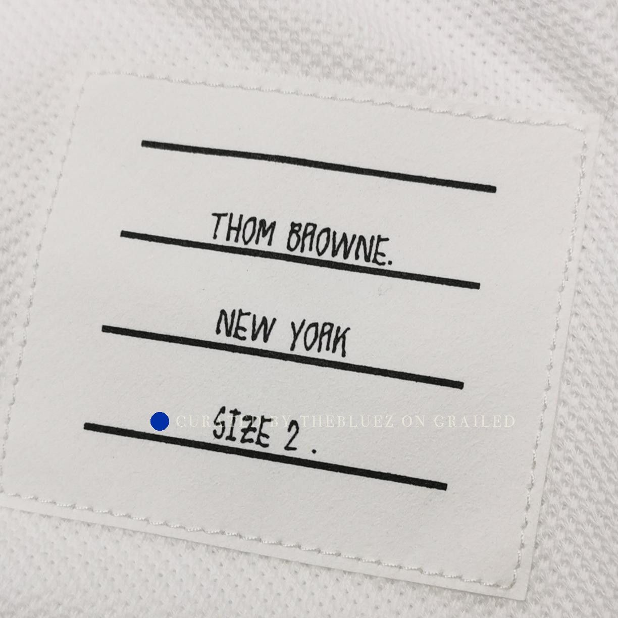 Thom Browne Classic Stripe Detail Short Sleeve T-Shirt Size US M / EU 48-50 / 2 - 3 Thumbnail