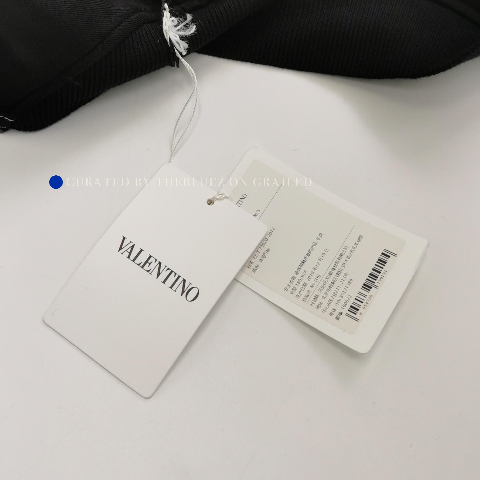 Valentino Logo Bomber Jacket in Black Size US M / EU 48-50 / 2 - 5 Thumbnail